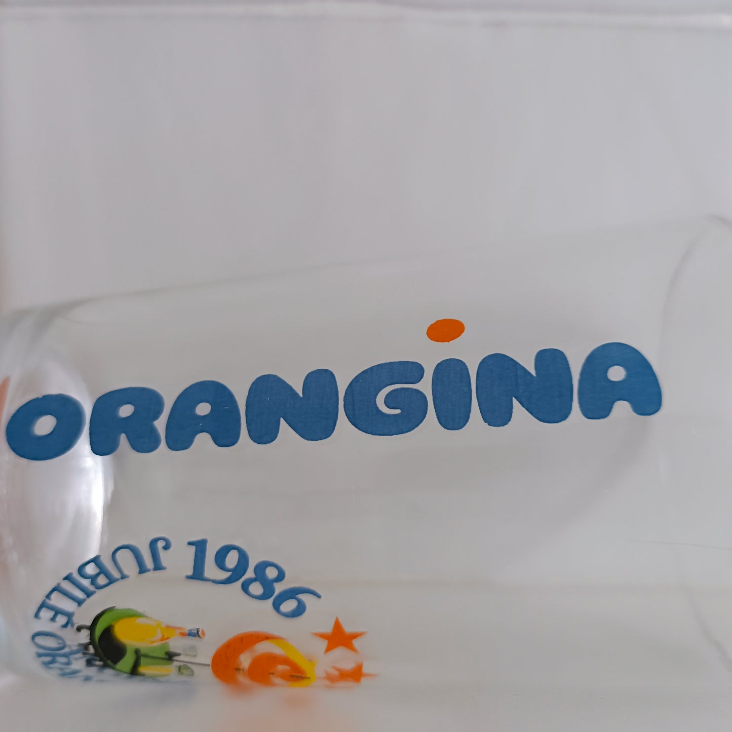 Verre Orangina Jubilé 1986