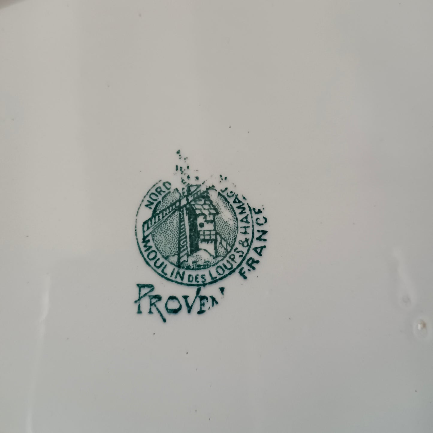 Plat ovale Provence Moulin des Loups & Hamage - Saint Amand