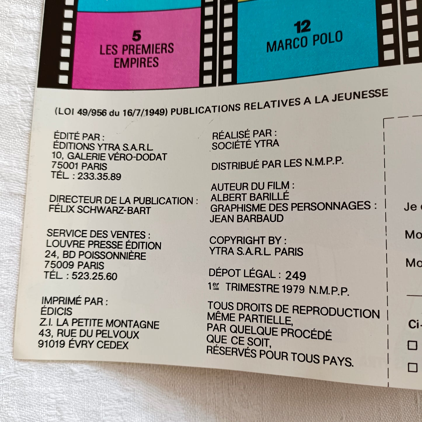 Revue / Magazine Il était une fois l'Homme Éditions Ytra