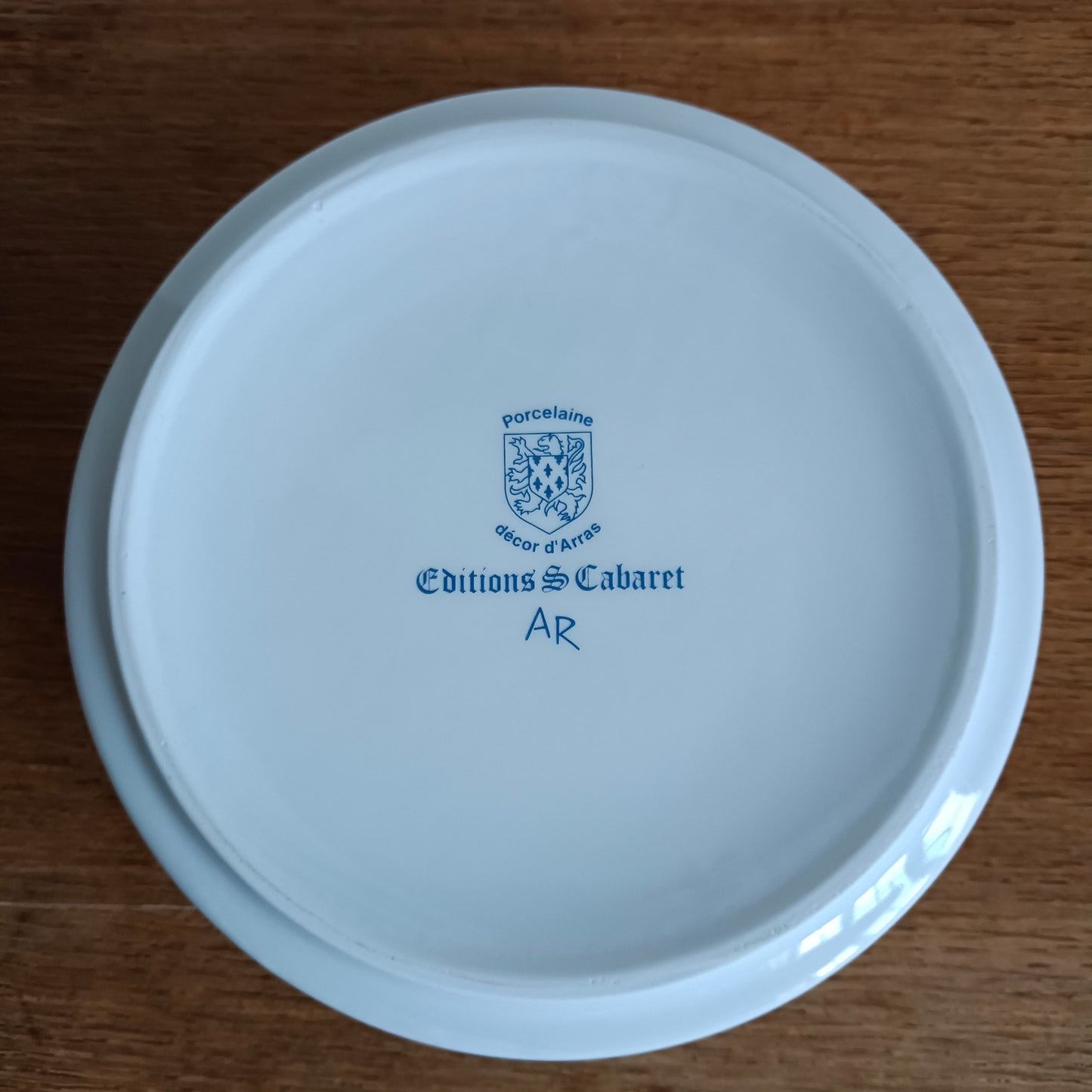 Plat Porcelaine d'Arras
