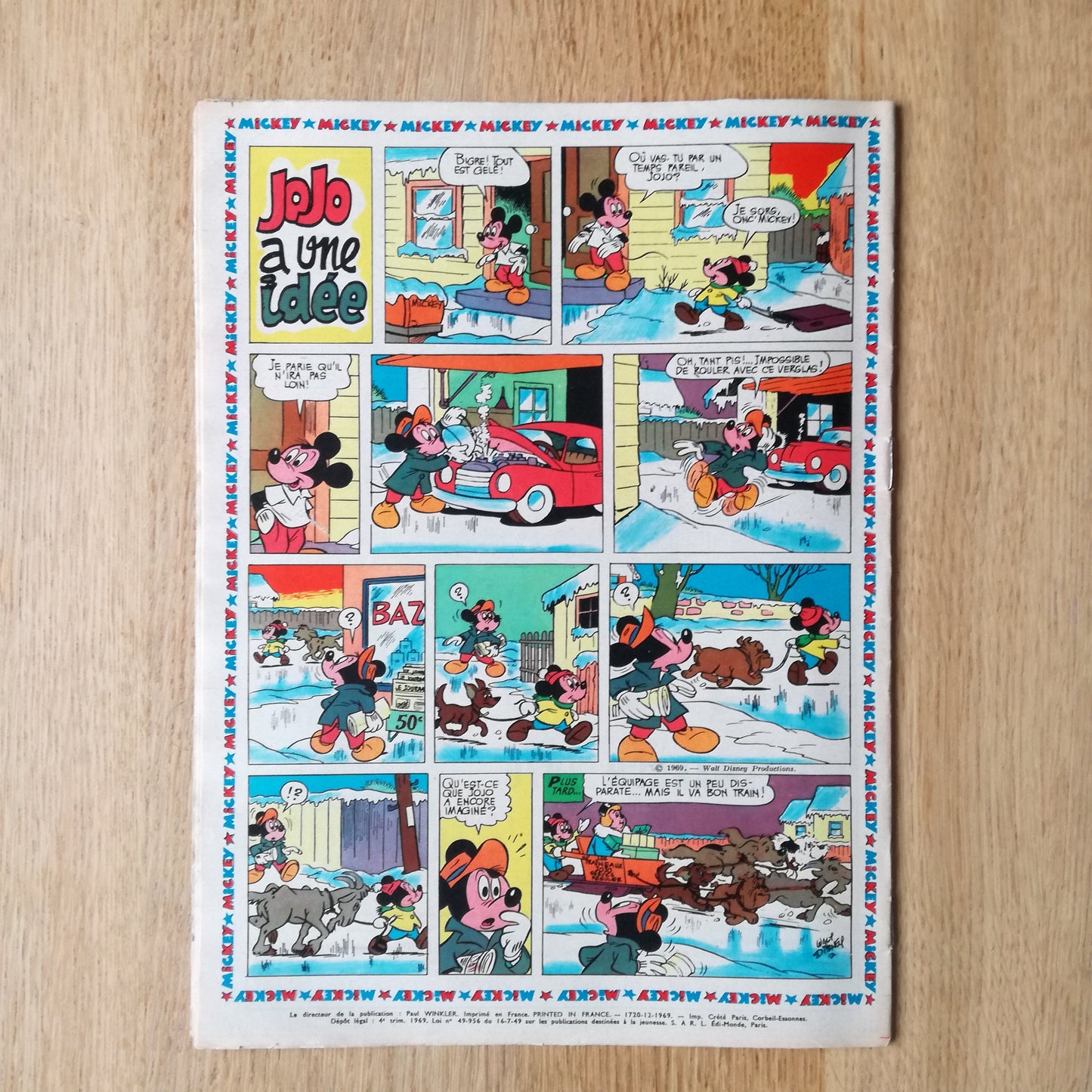 Revue / Magazine Le Journal de Mickey