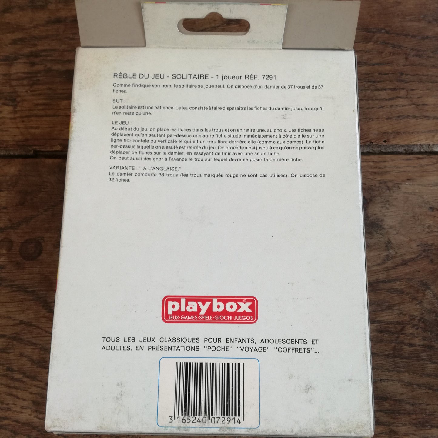 Jeu d'adresse Playbox