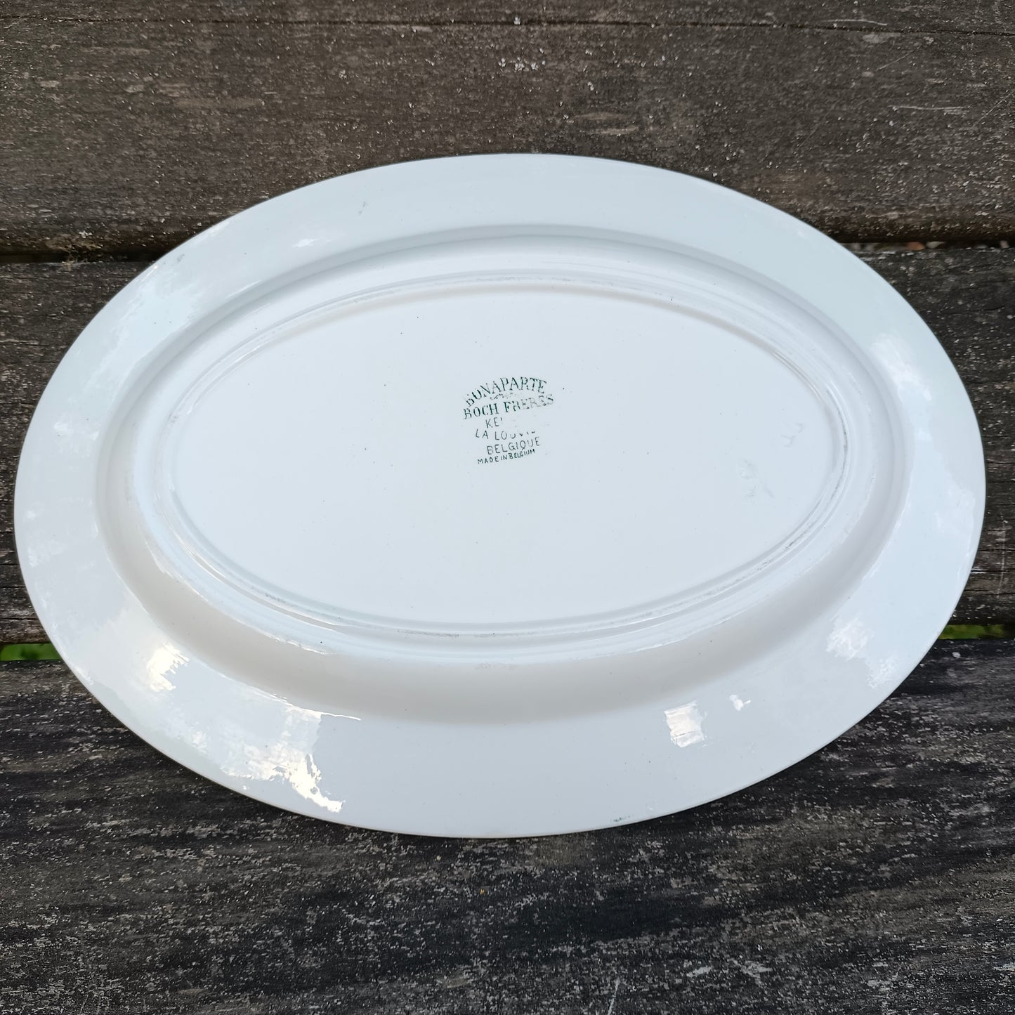 Plat ovale Bonaparte BFK - Boch Frères Keramis (BE)