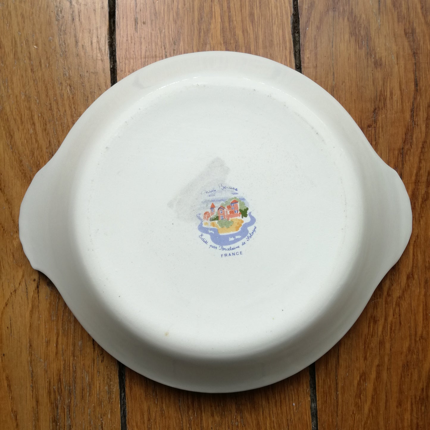 Plat Porcelaine de Sologne