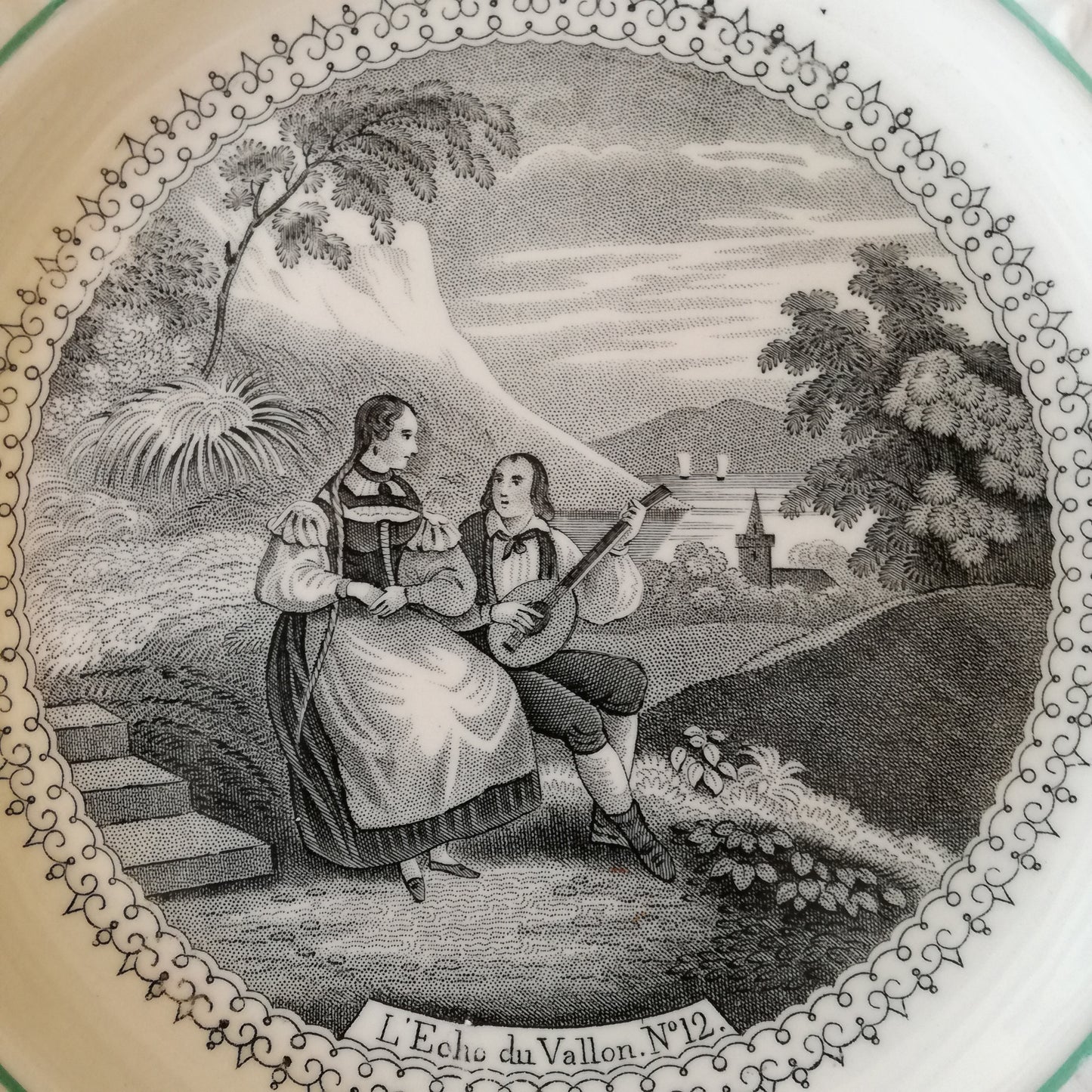 Assiette parlante Choisy le Roi - HB & Cie (Hautin Boulenger)