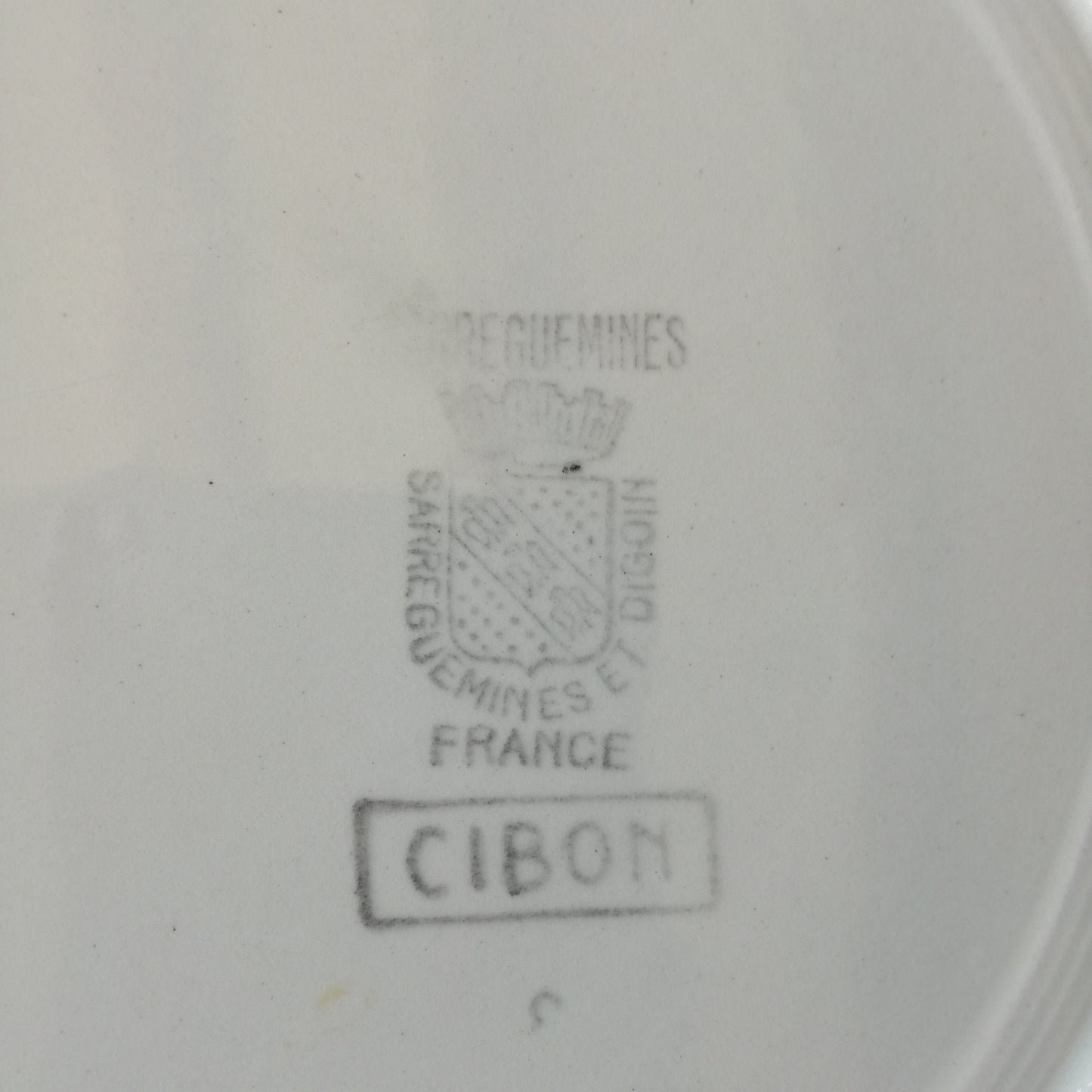 Plat Cibon Digoin & Sarreguemines