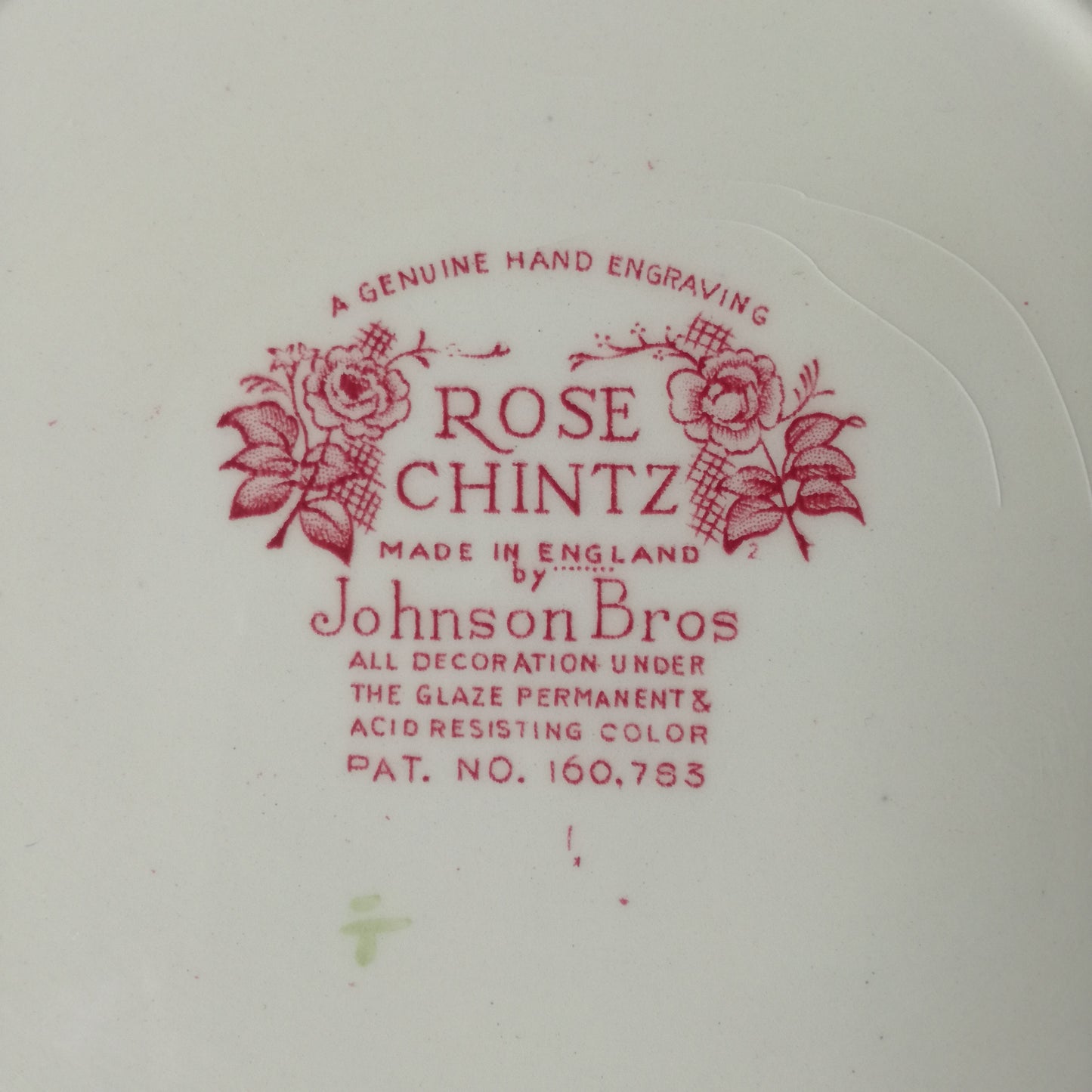 Plat Rose Chintz Johnson Brothers (GB)