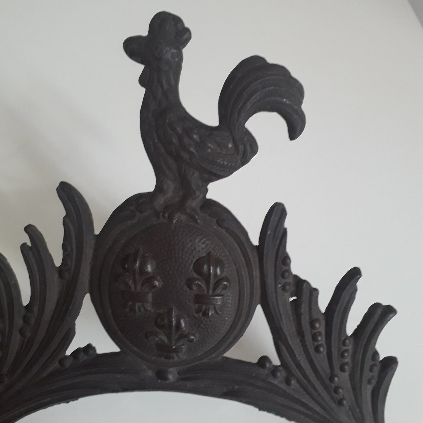 Fronton d'horloge / comtoise / pendule