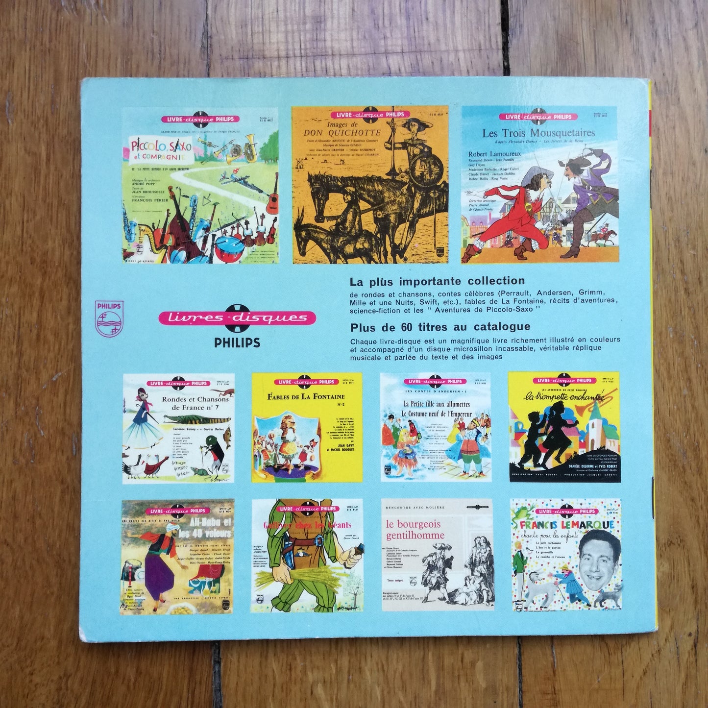 Disque illustré Rondes et Chansons de France Philips