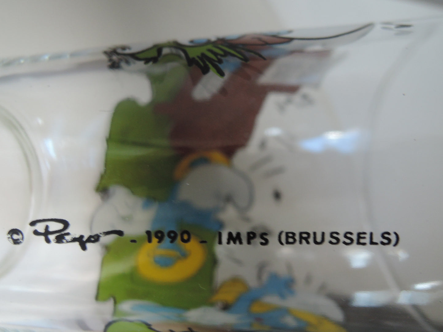 Verre Les Schtroumpfs VMC (Verreries mécaniques champenoises)