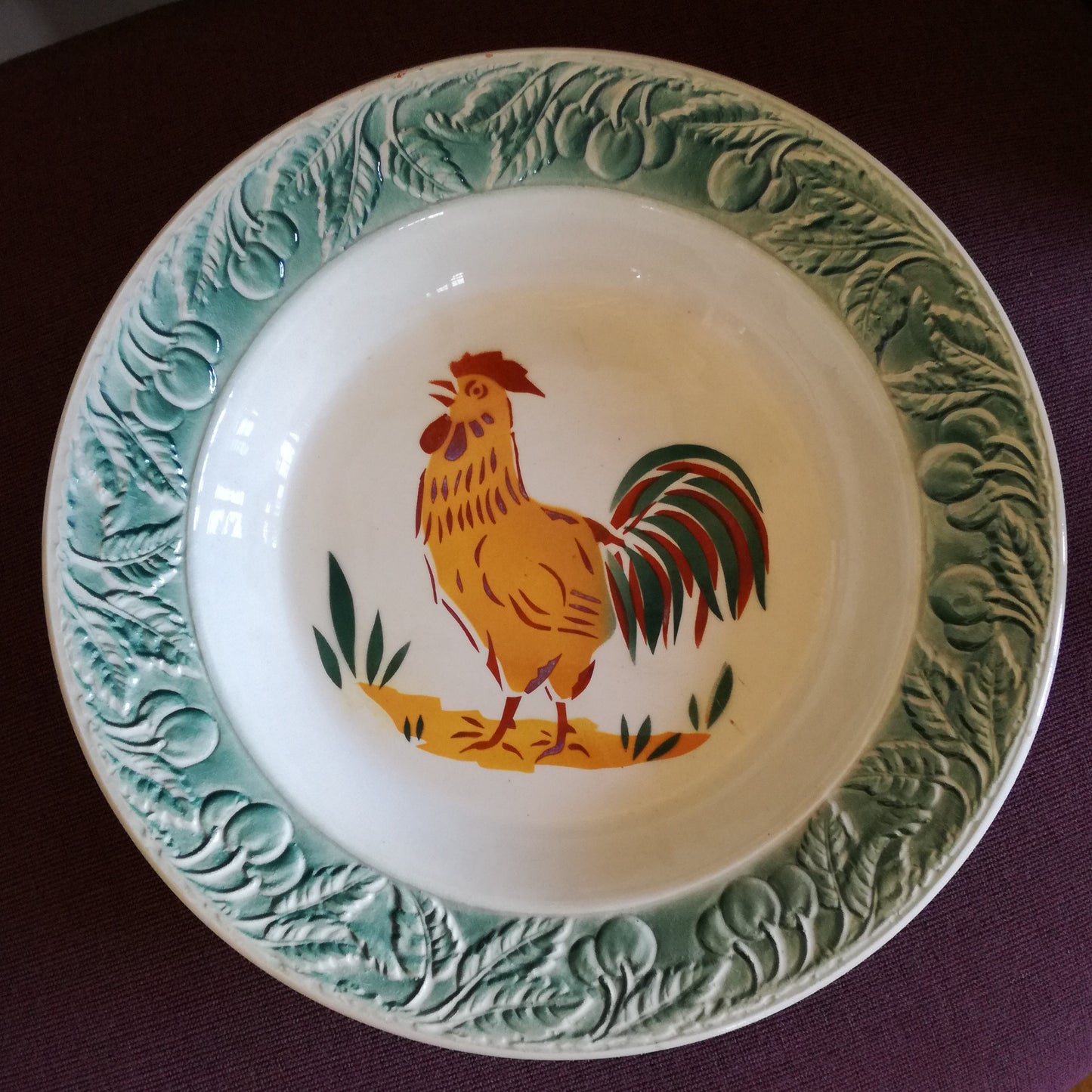 Plat Faïencerie Nouvelle de Givors