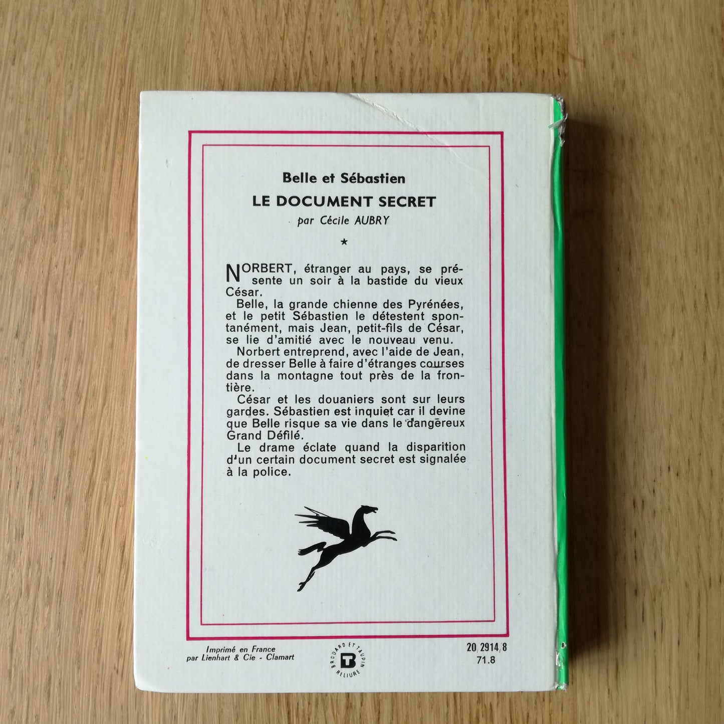 Livre jeunesse Bibliothèque Verte Hachette