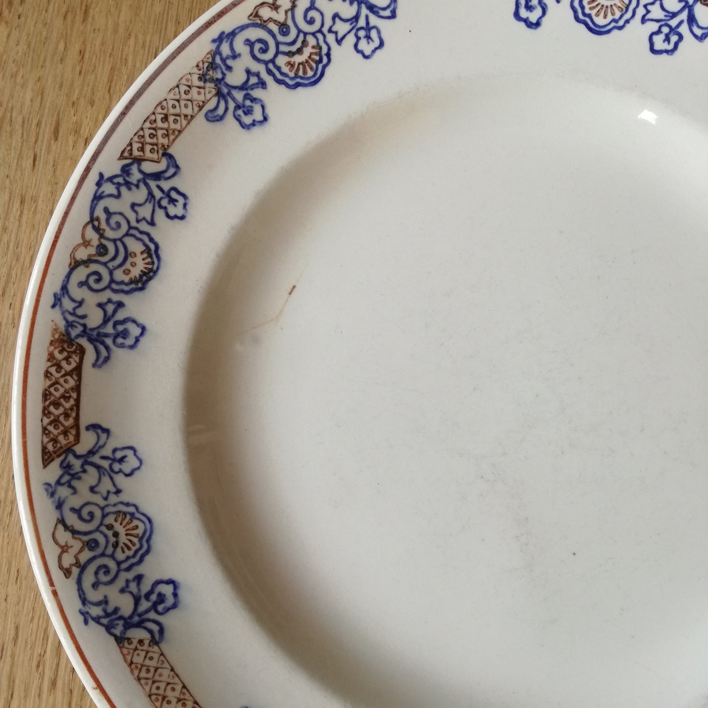 Assiette - grande plate Chantilly Longwy