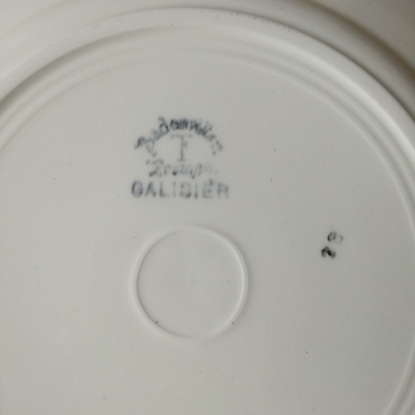 Assiette - grande plate Galibier Badonviller