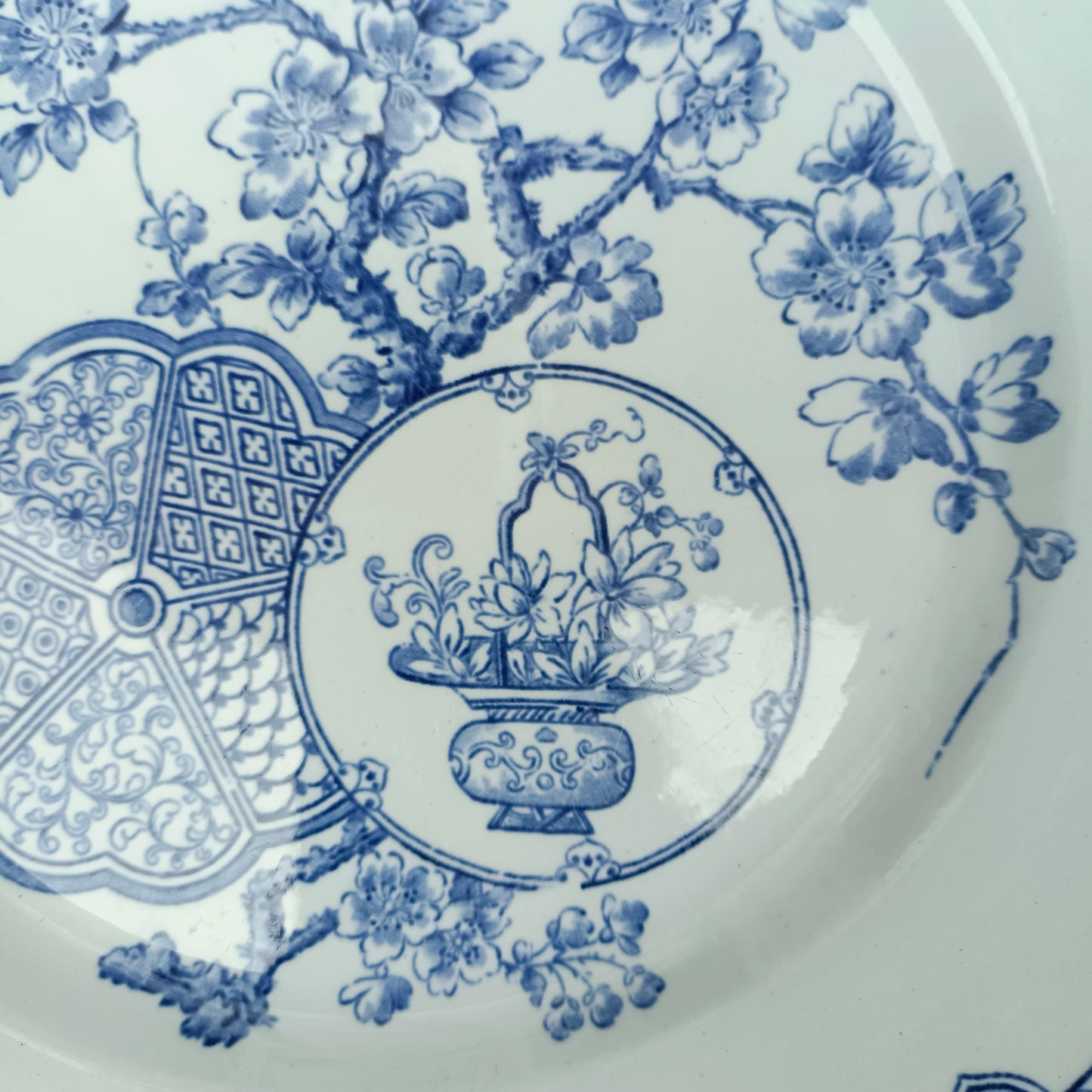 Assiette - grande plate Kioto Longwy