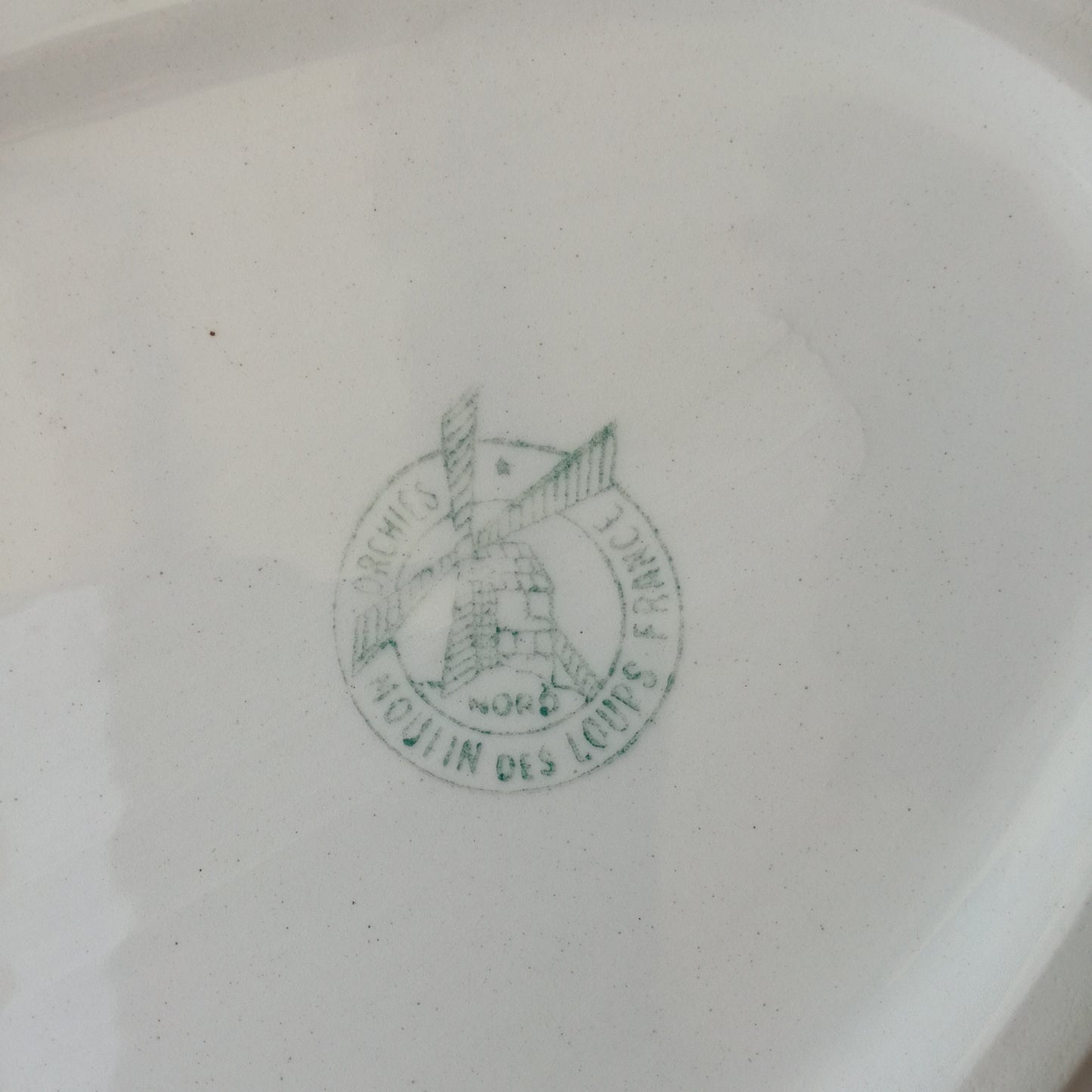 Plat ovale Moulin des Loups & Hamage - Saint Amand