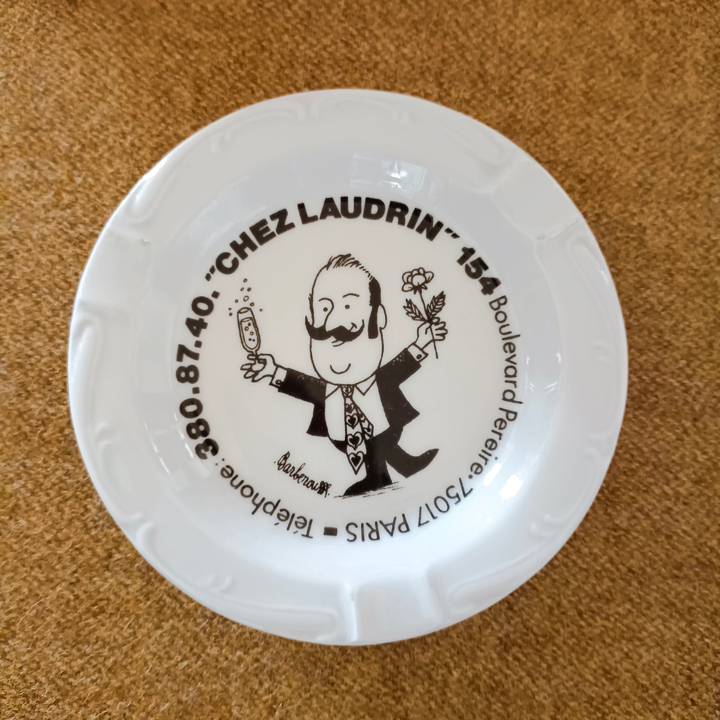 Cendrier Porcelaine de Sologne