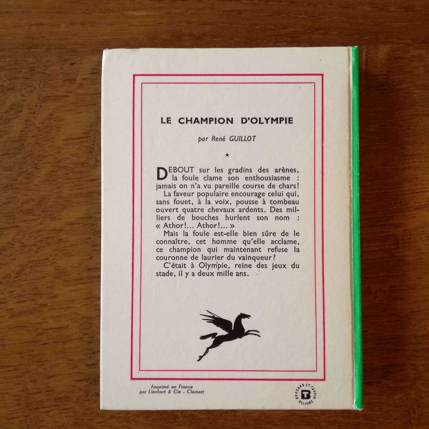 Livre jeunesse Bibliothèque Verte Hachette
