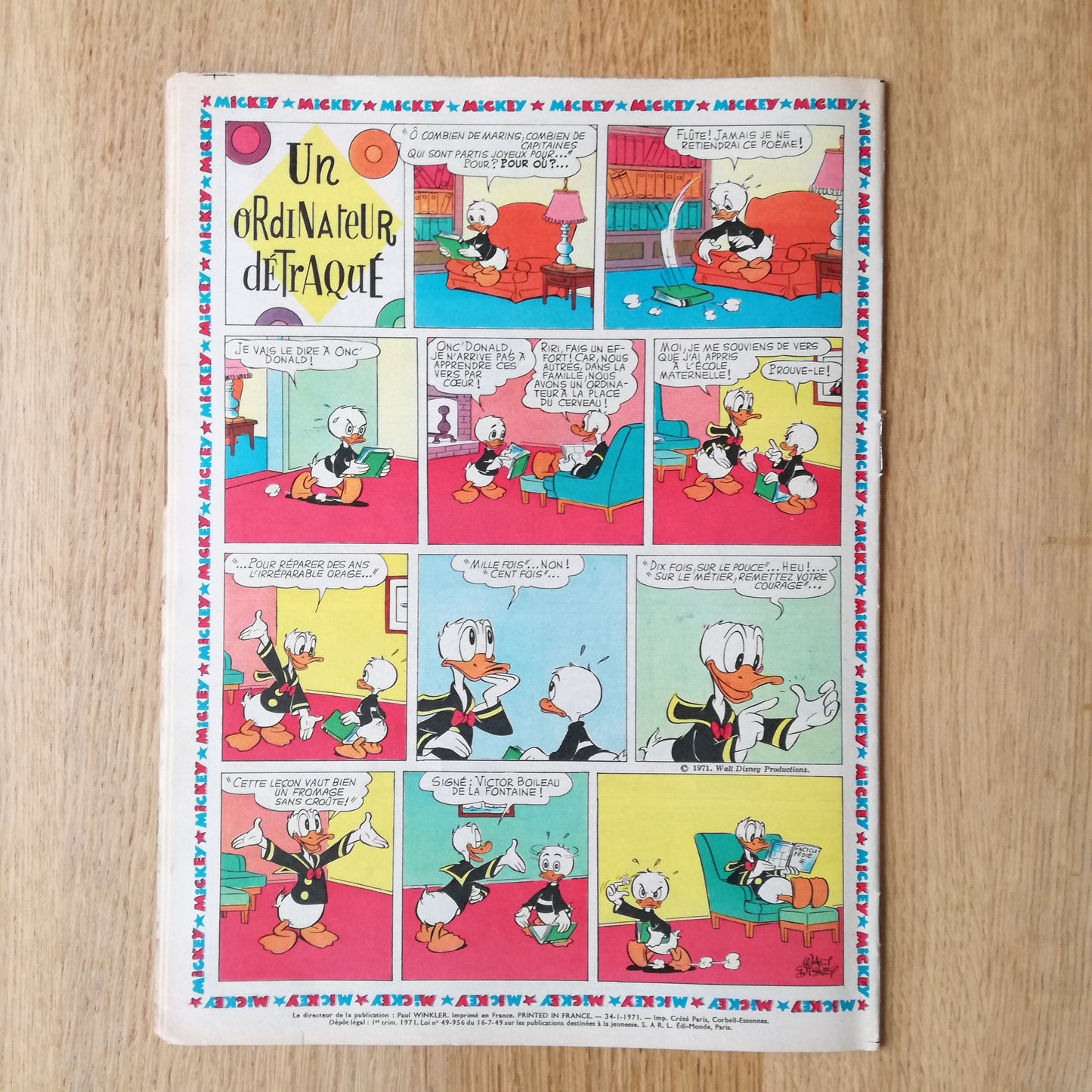 Revue / Magazine Le Journal de Mickey