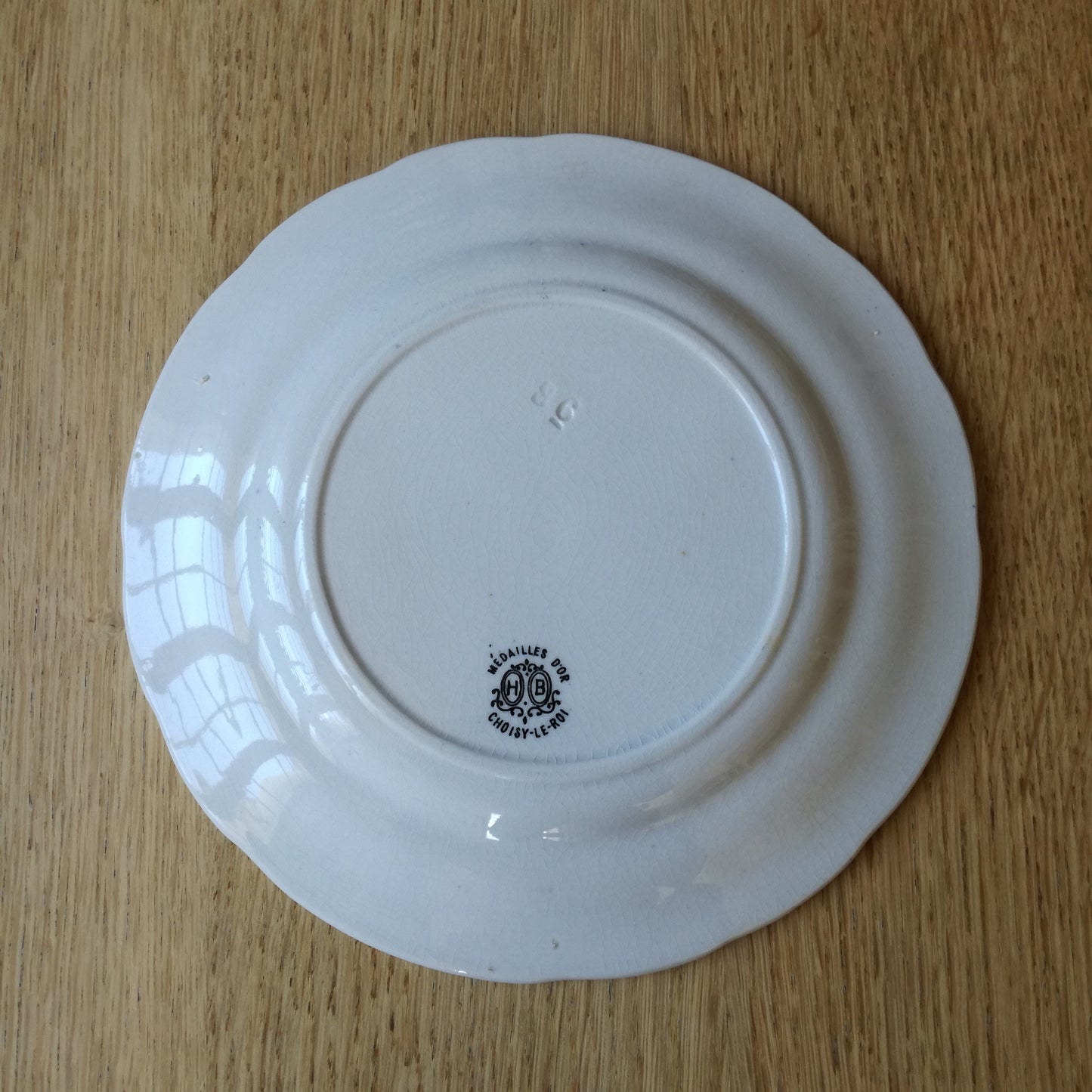 Assiette parlante Monuments de Paris Choisy le Roi - HB & Cie (Hautin Boulenger)