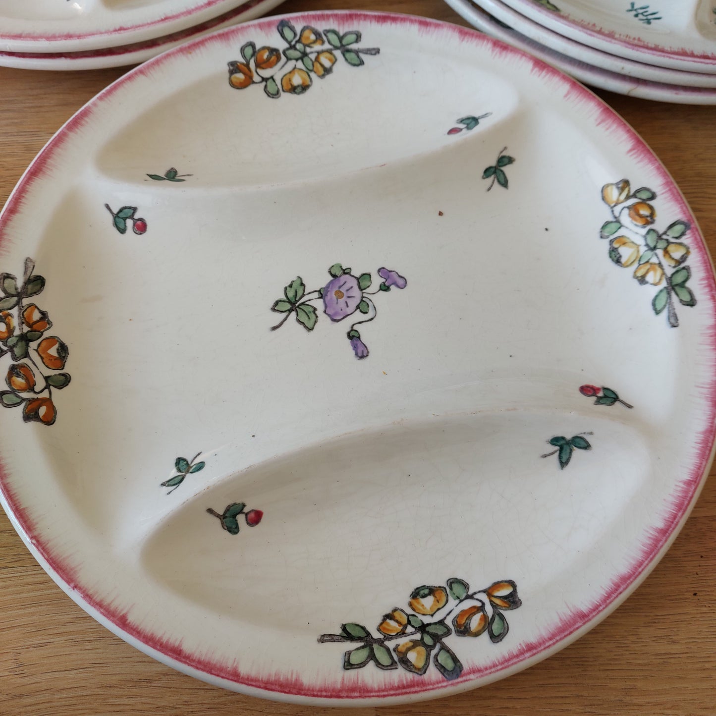 Assiette à artichaut Vieux Strasbourg Longwy