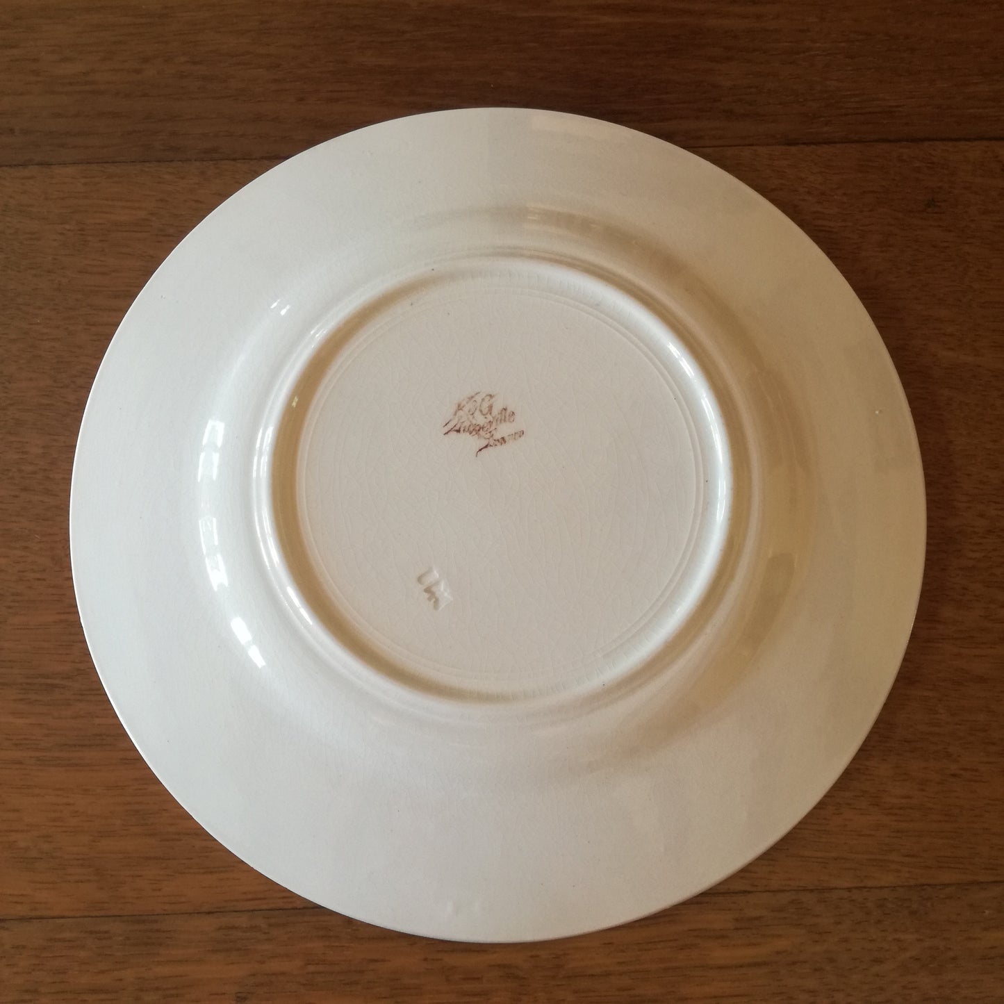 Assiette - grande plate Lunéville (K & G - Keller & Guérin)