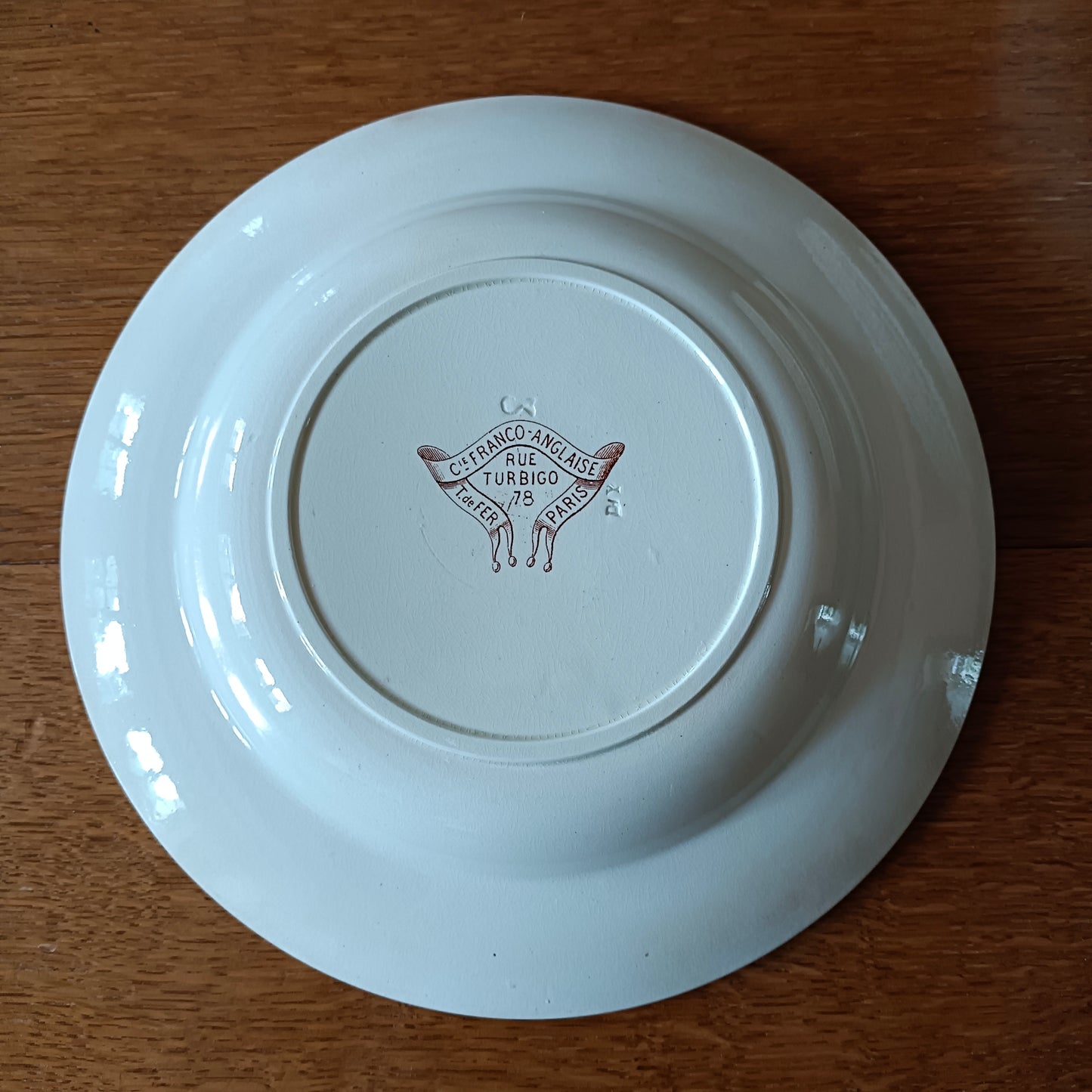 Assiette - creuse / calotte Compagnie Franco-Anglaise