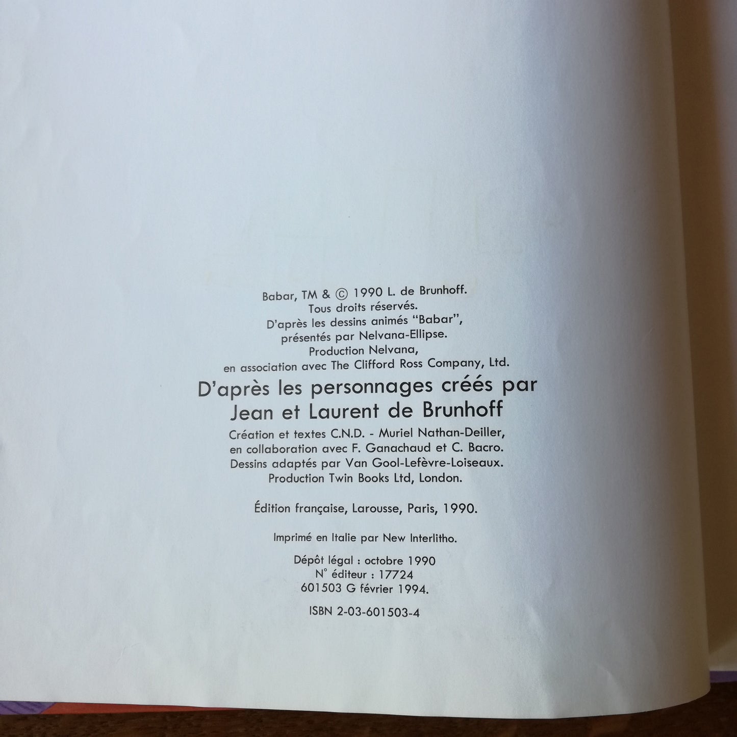 Livre jeunesse Encyclopédie Babar Larousse