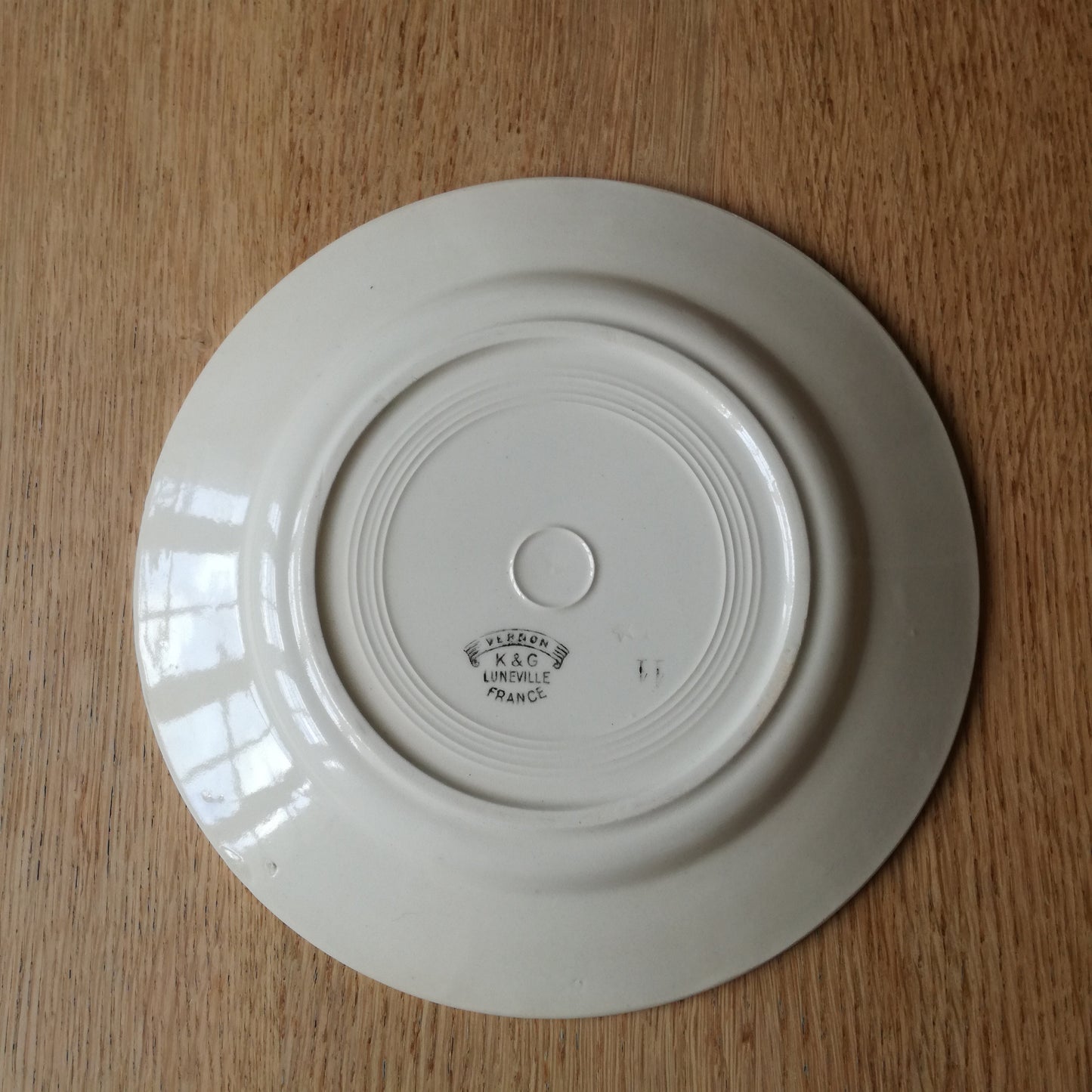 Assiette Verdon Lunéville (K & G - Keller & Guérin)