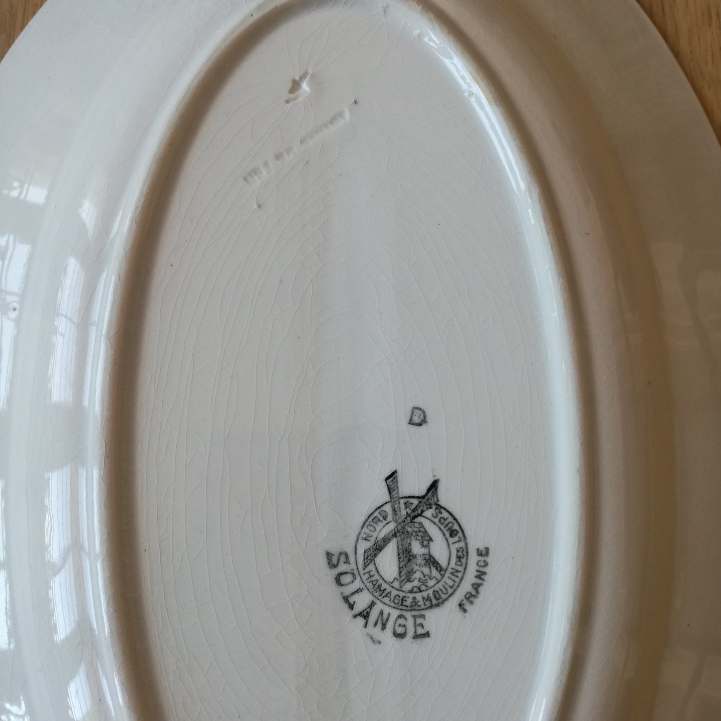 Plat ovale Solange Moulin des Loups & Hamage - Saint Amand