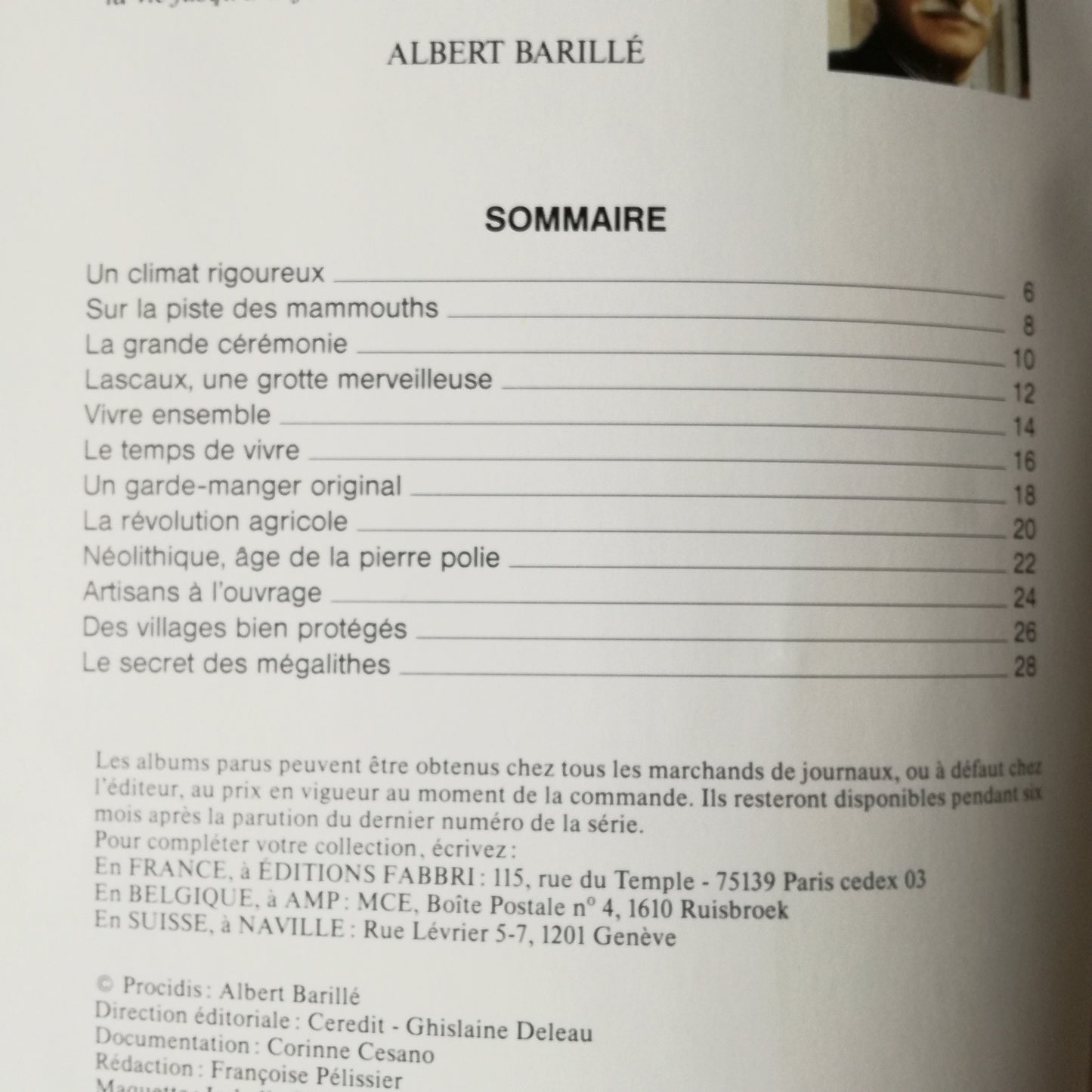 Livre jeunesse Il était une fois l'Homme Fabbri - Hachette