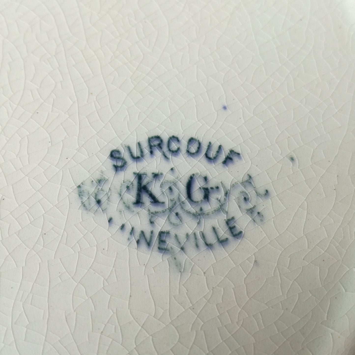 Plat Surcouf Lunéville (K & G - Keller & Guérin)