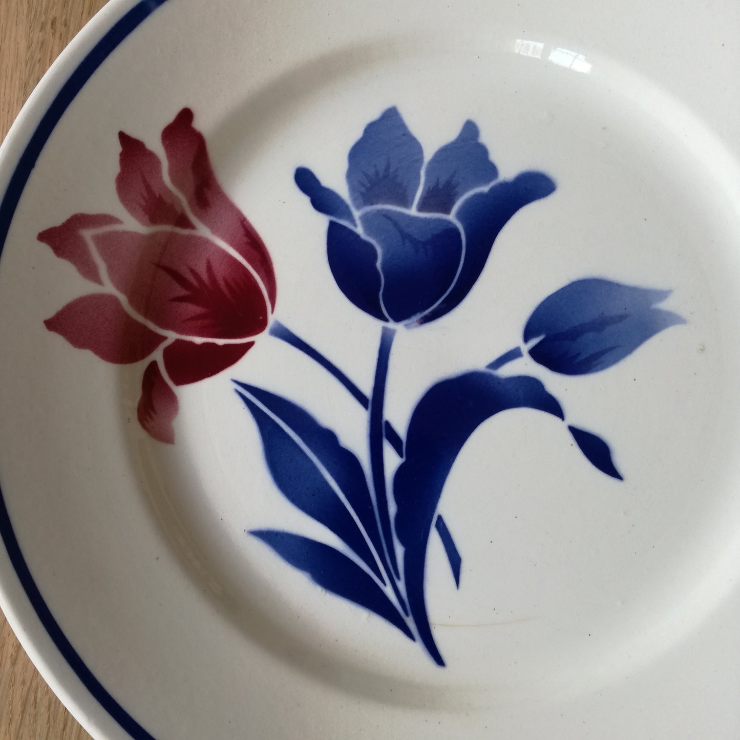 Assiette - grande plate Montlhéry Badonviller