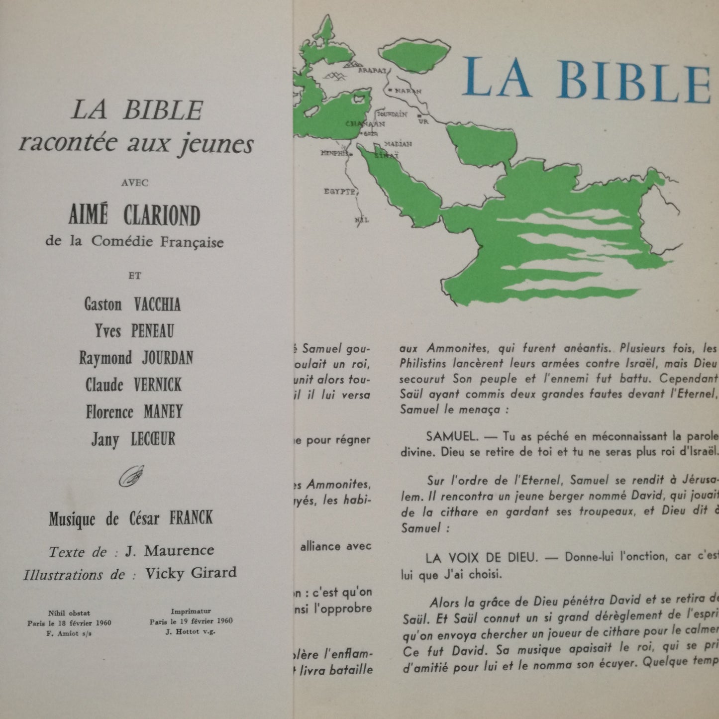 Disque illustré La Bible Éditions Atlas