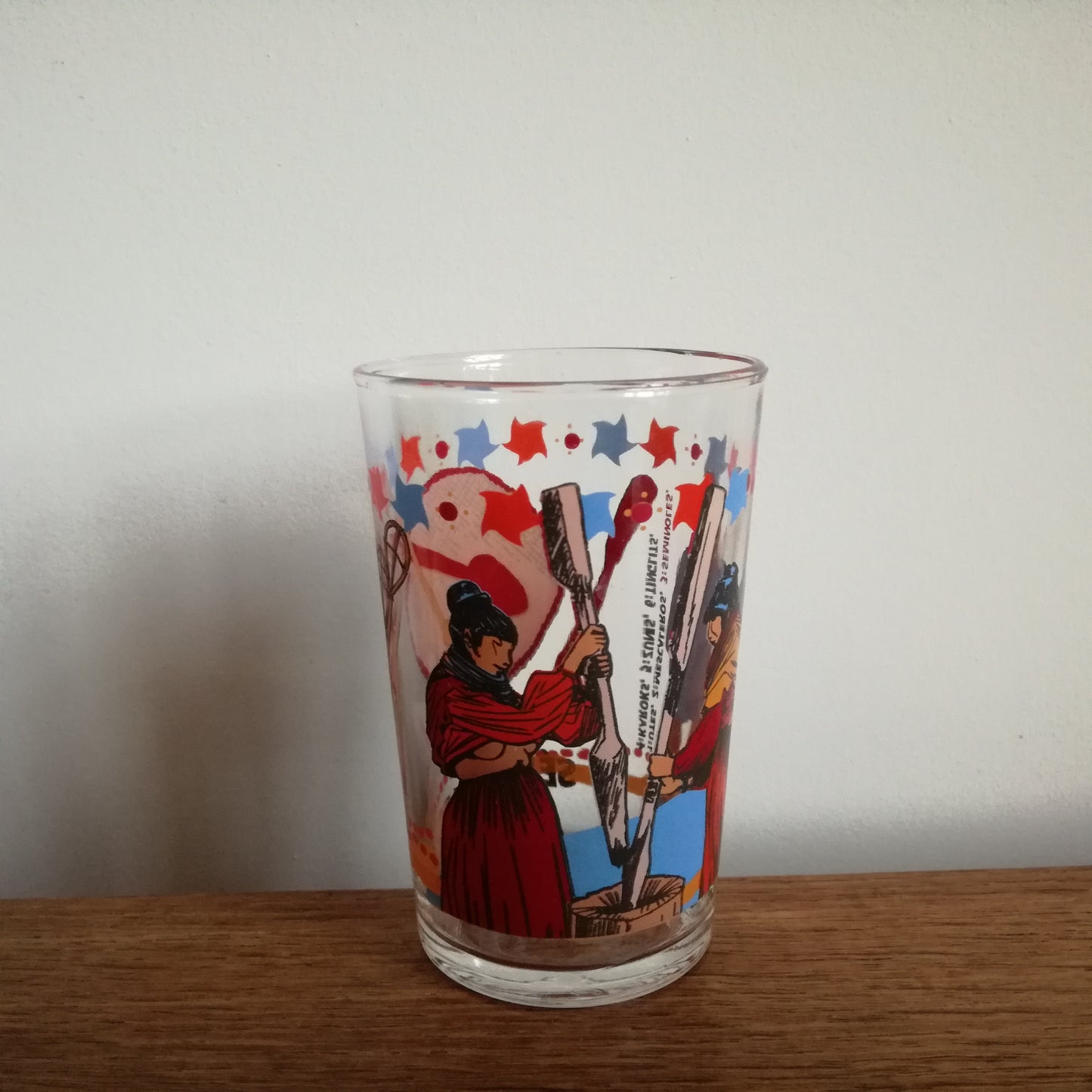 Verre Peuples amérindiens VMC (Verreries mécaniques champenoises)