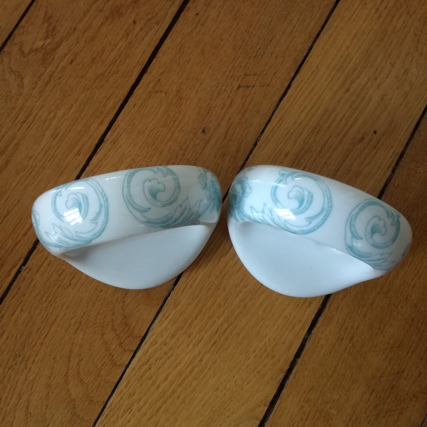 Porte brosse à dents mural Porcelaine de Paris