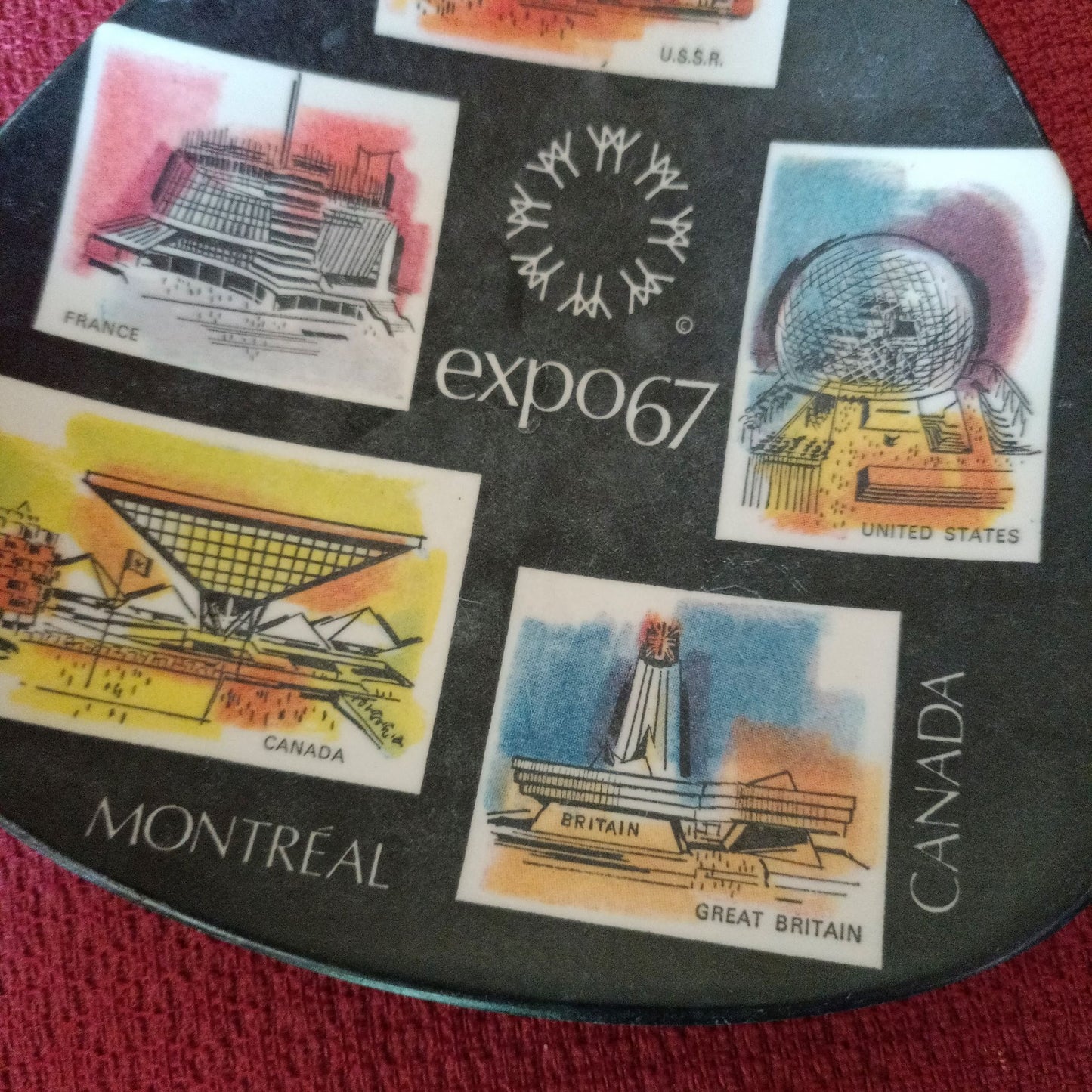 Vide poches en mélamine Expo 67 Montréal Canada, Ornamolo Canada