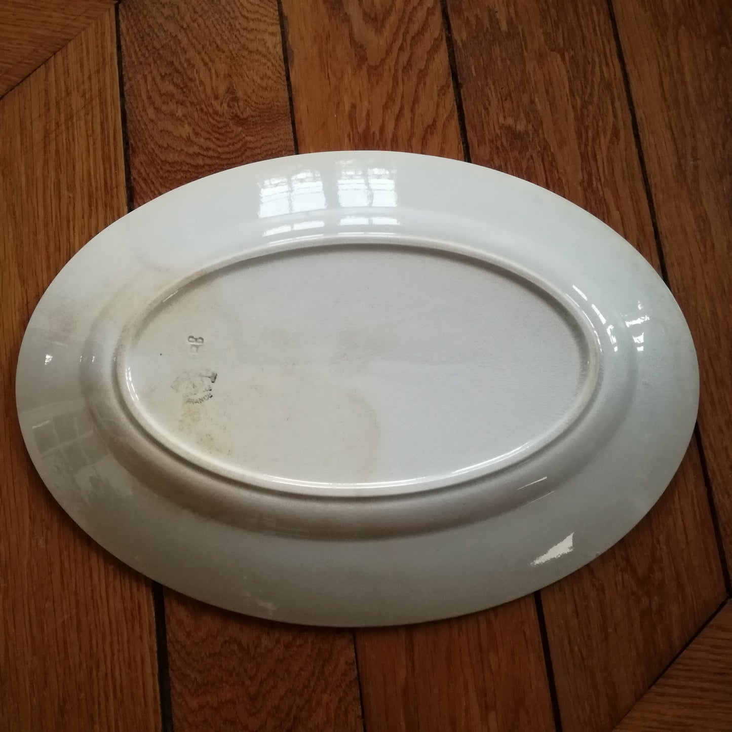 Plat ovale Rouennais Lunéville (K & G - Keller & Guérin)