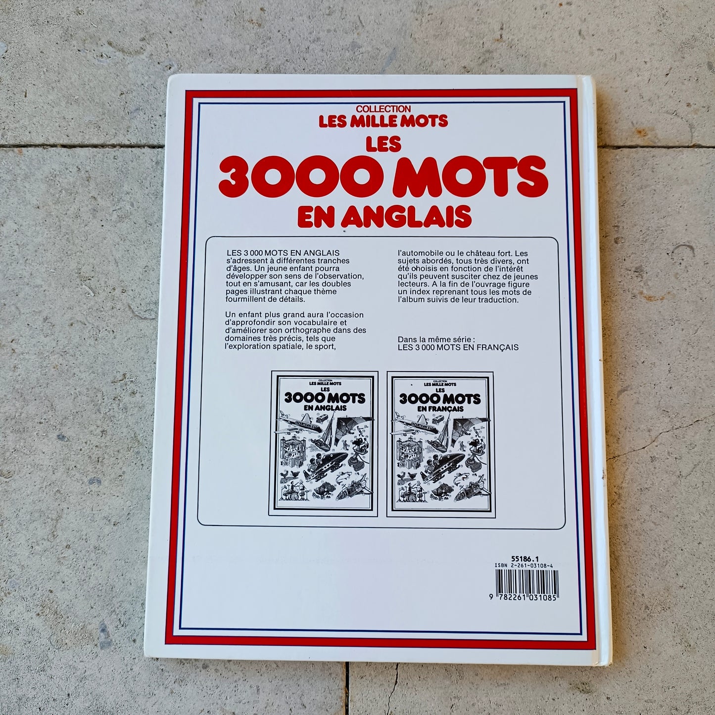 Livre jeunesse Les Mille Mots Rouge et Or