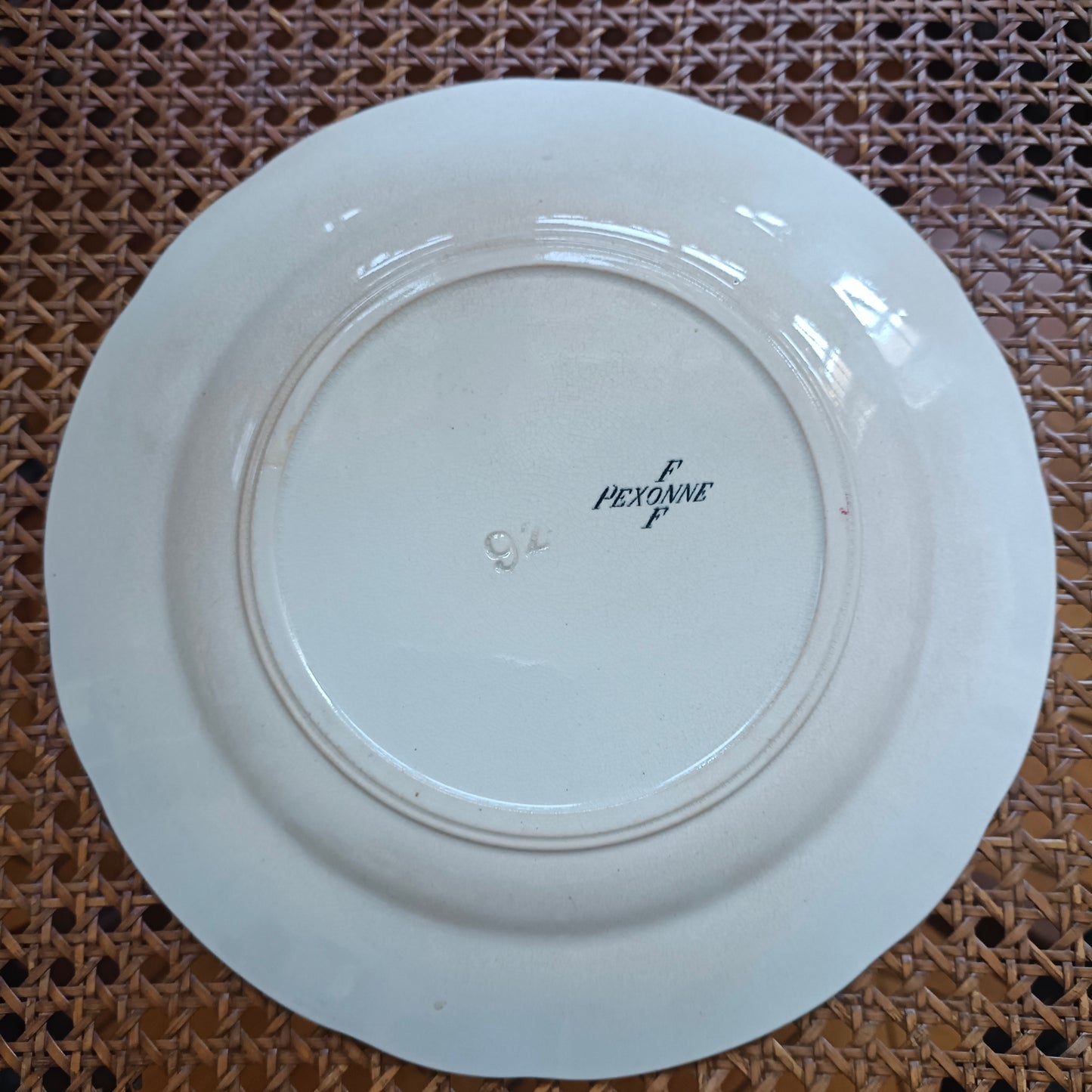 Assiette parlante Les mois de l'année Pexonne - FF (Fenal Frères)