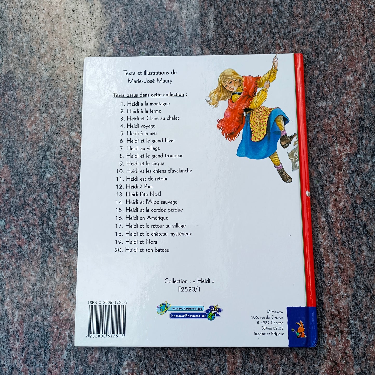 Livre jeunesse Heidi Hemma