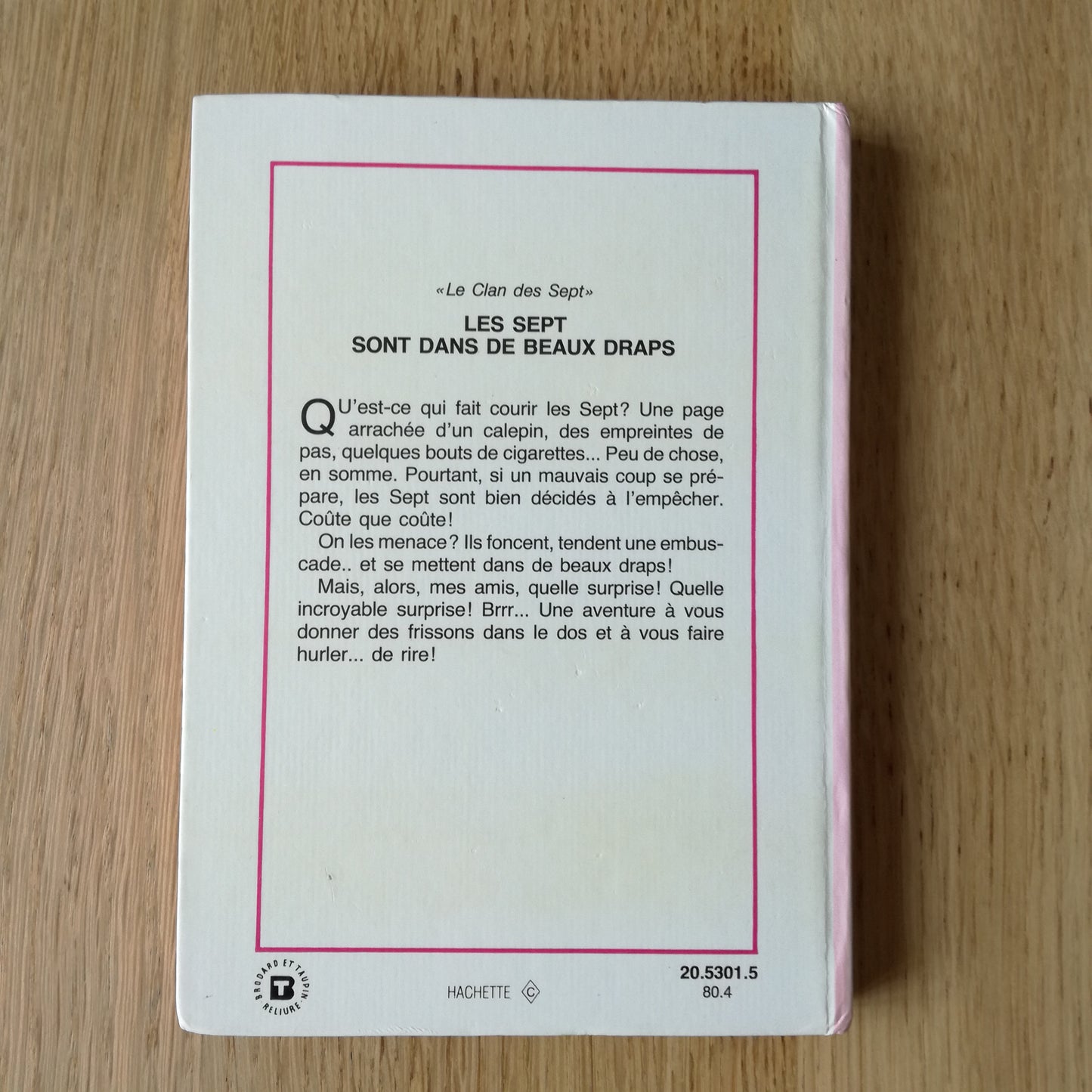 Livre jeunesse Le Clan des Sept