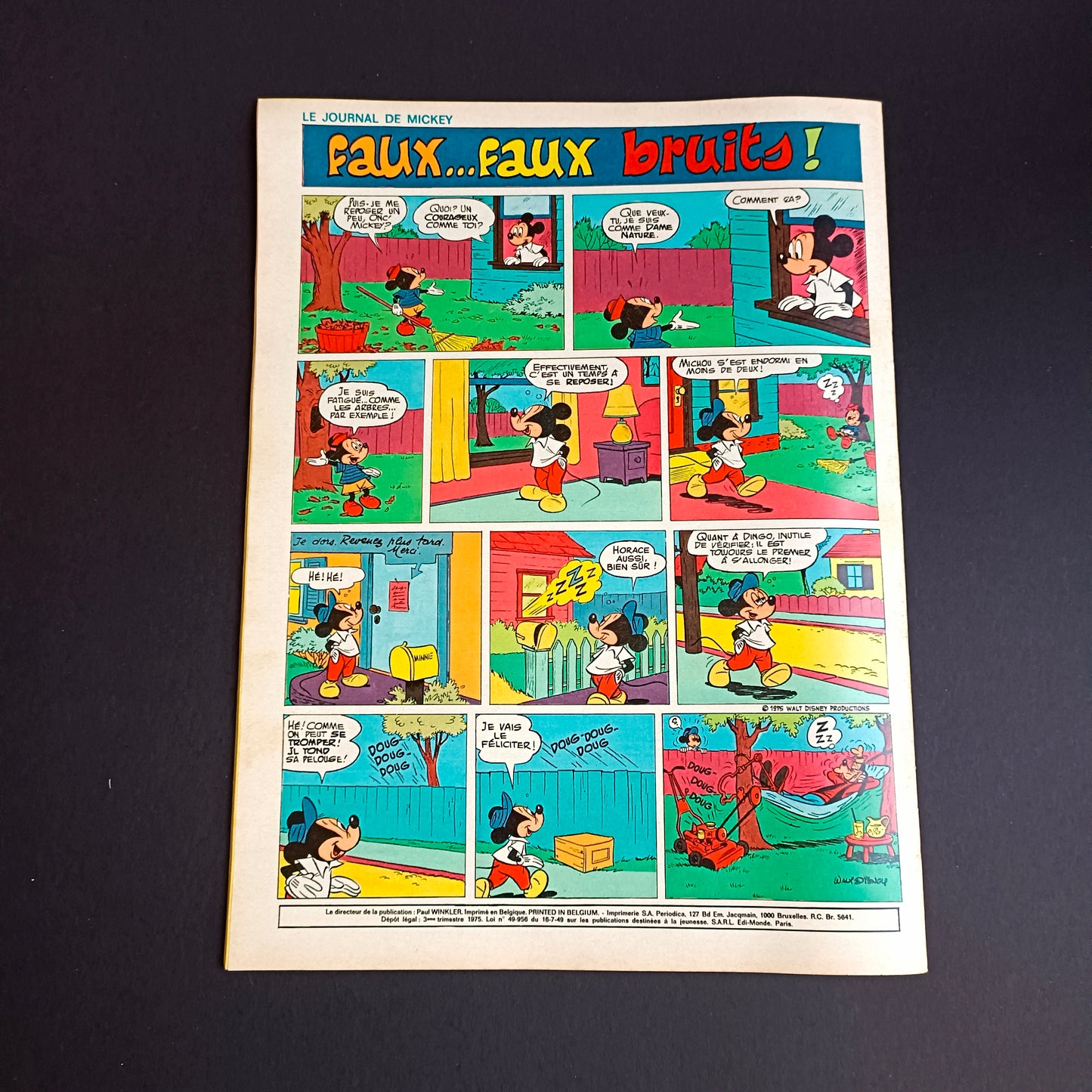 Revue / Magazine Le Journal de Mickey