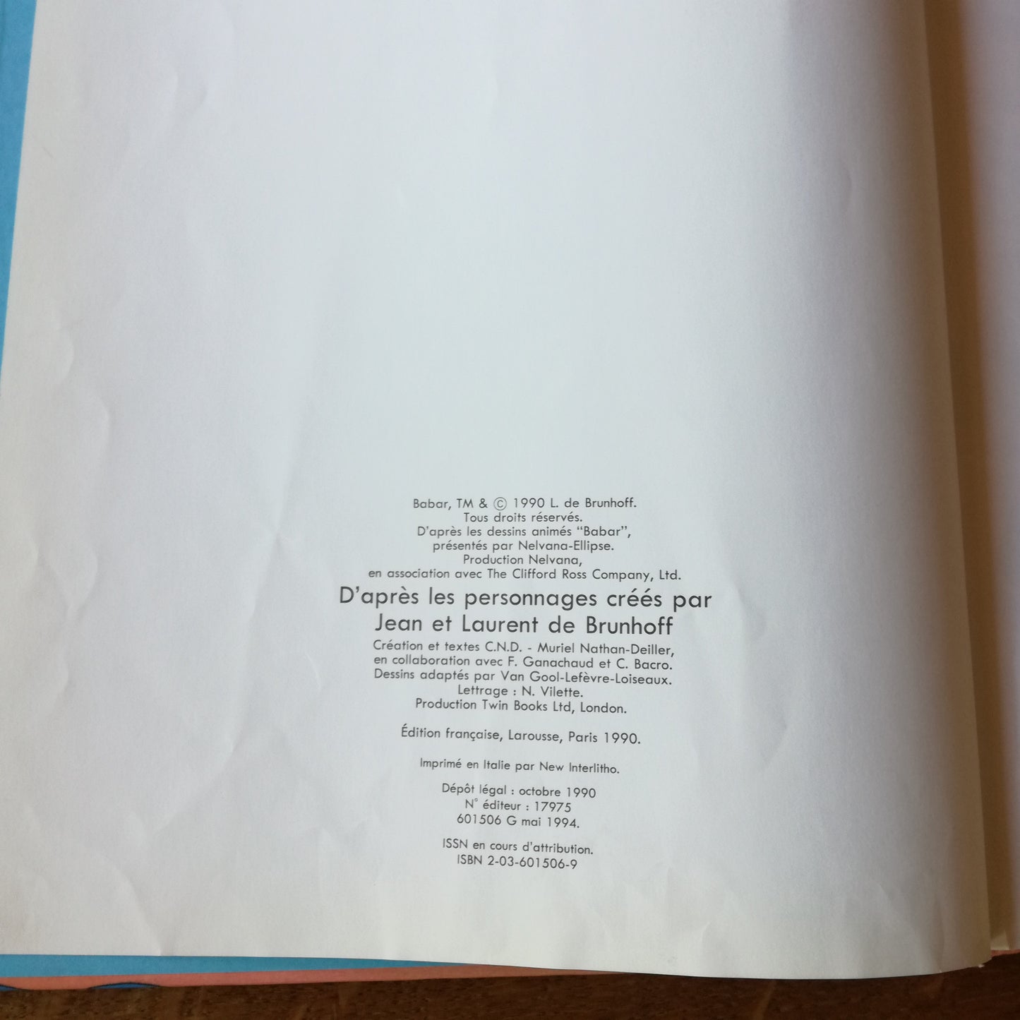 Livre jeunesse Encyclopédie Babar Larousse