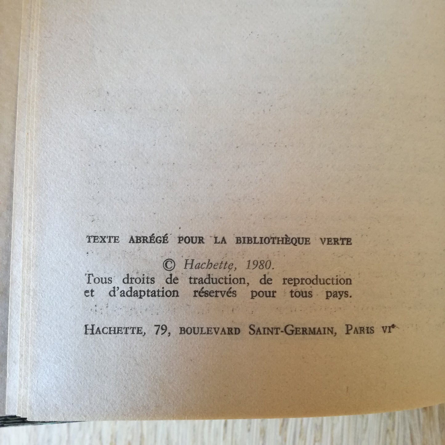 Vingt mille lieues sous les mers, Tome 2, Jules Verne, Hachette, 1980