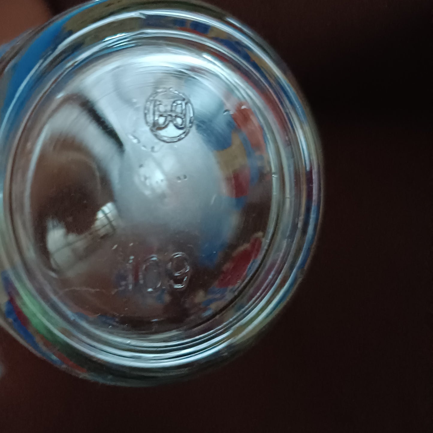 3 petits verres à eau décor paons