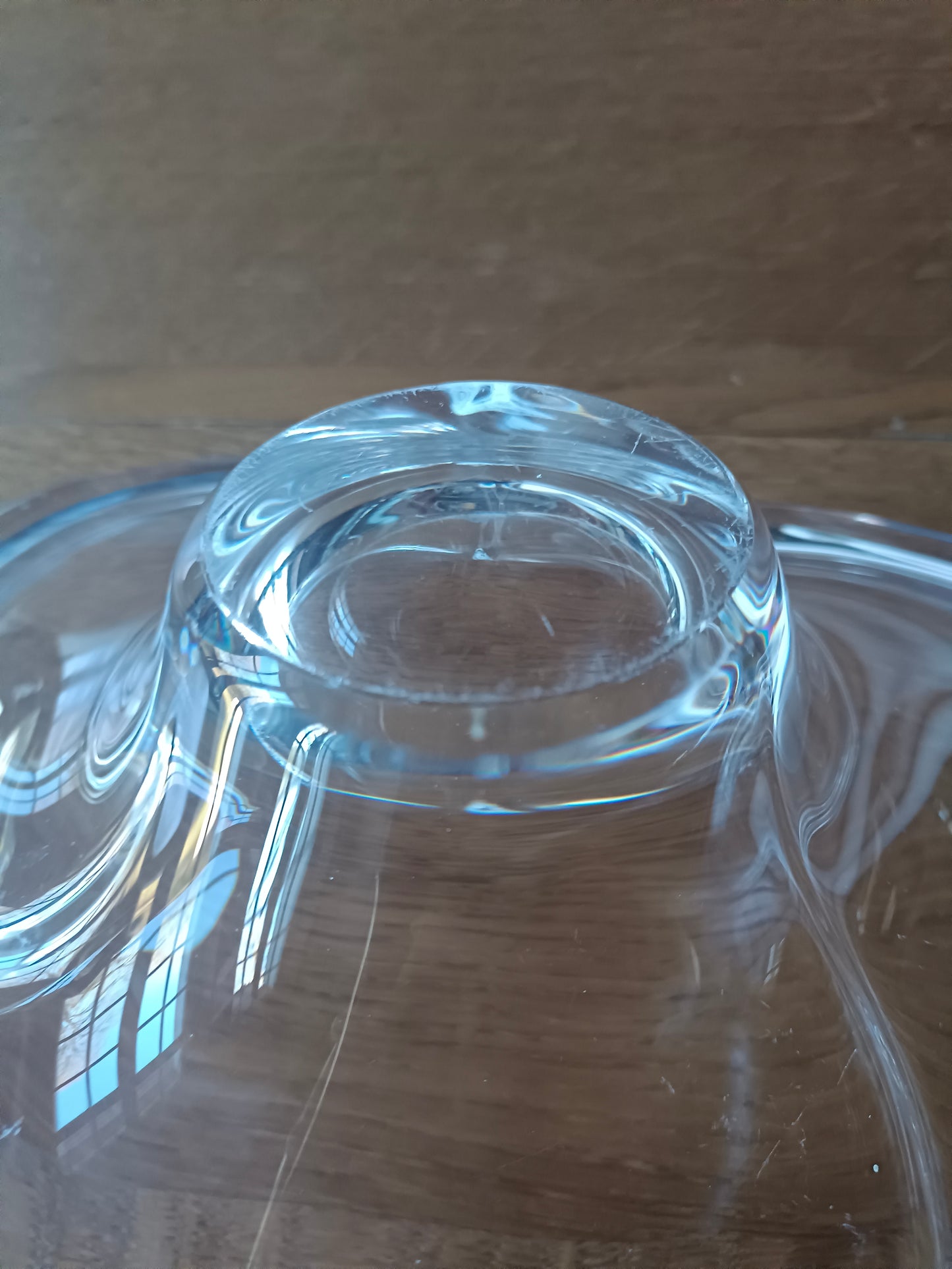 Vide-poches / coupe à fruits en cristal de Vannes