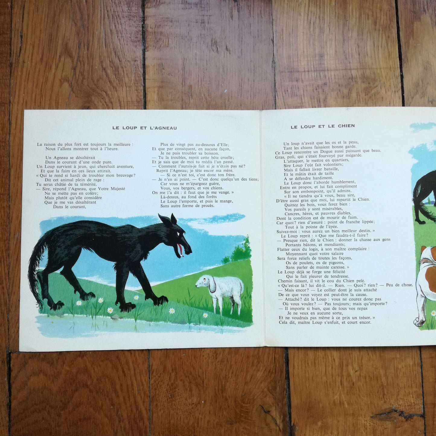Disque illustré Fables de La Fontaine Pergola