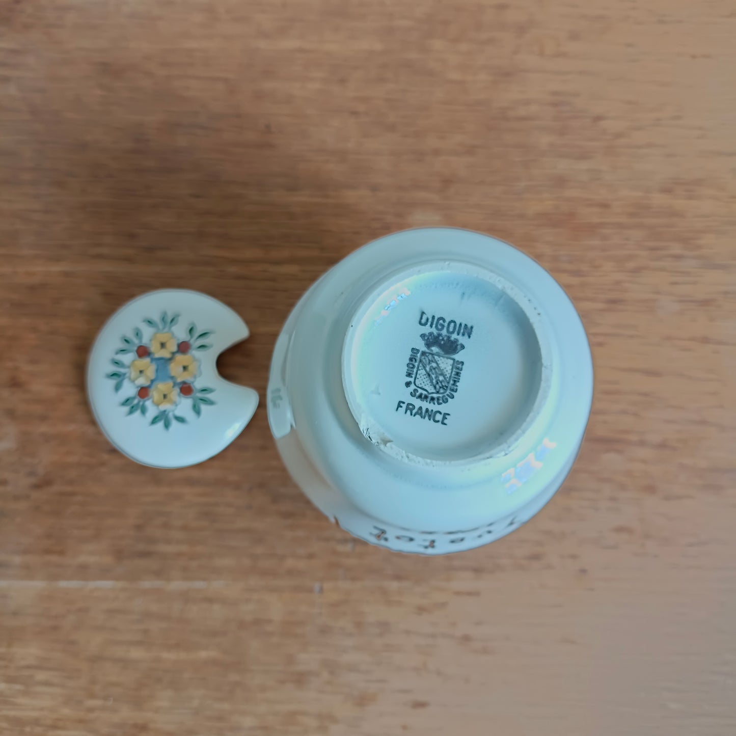 Pot à moutarde Digoin & Sarreguemines