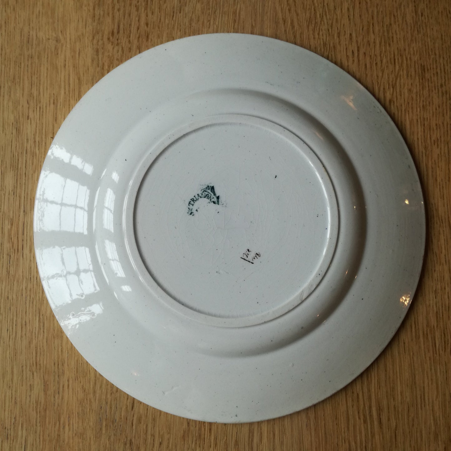 Assiette - grande plate Trianon Saint-Amand